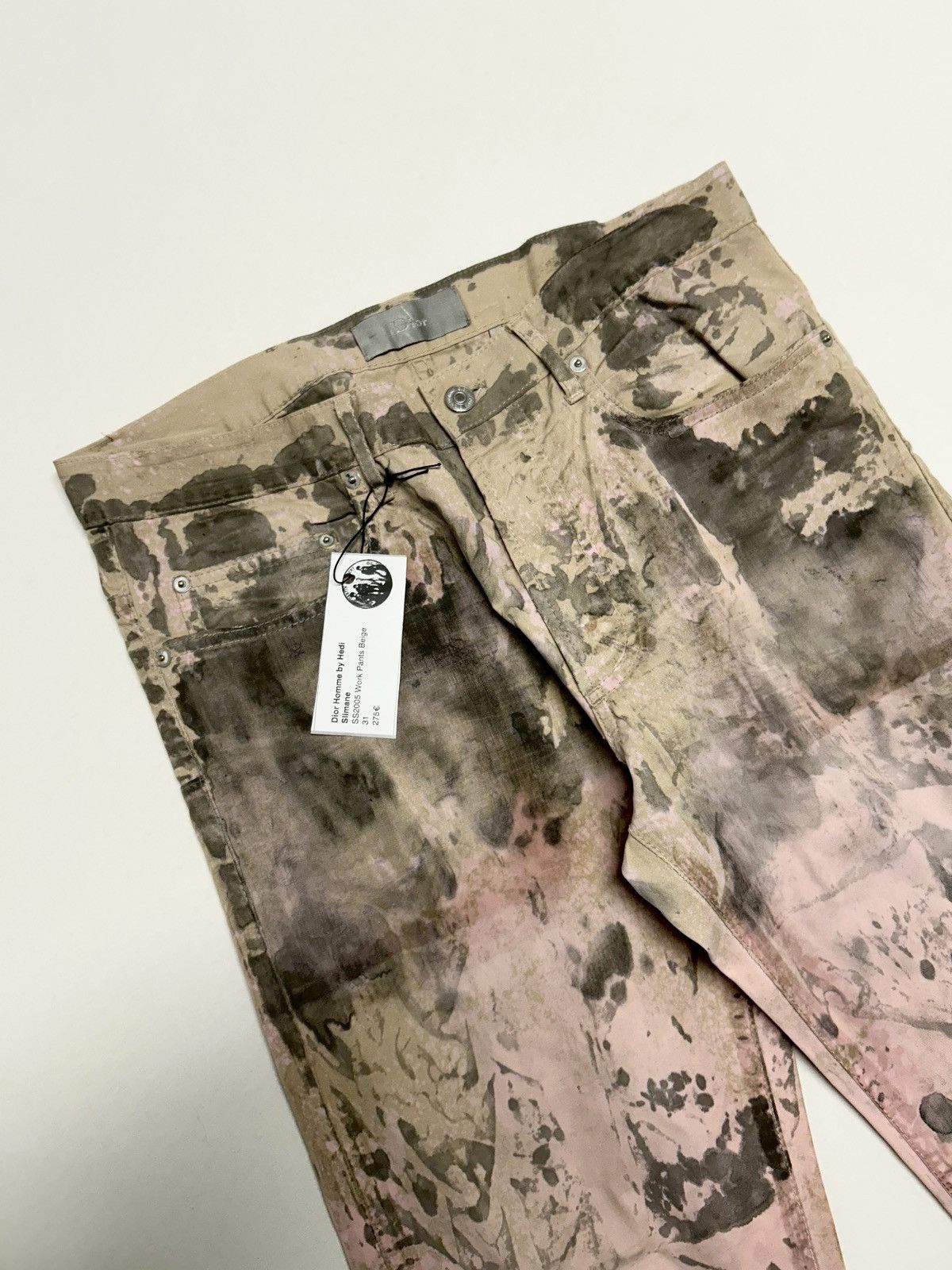 Dior 2010 Work Pants Beige Size US 31 - 4 Thumbnail