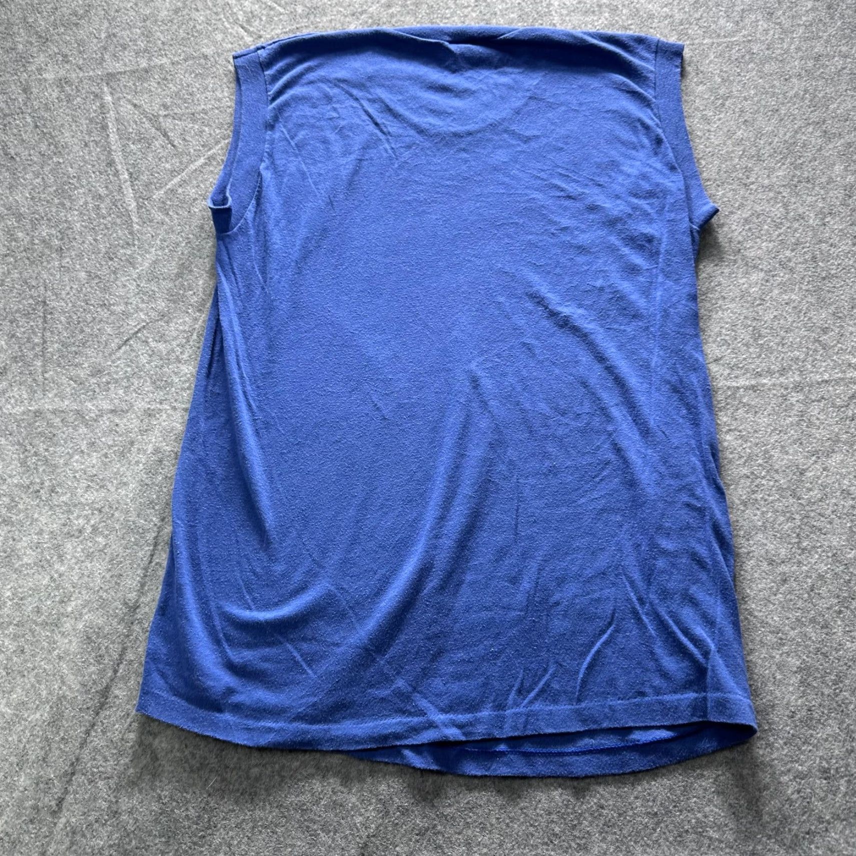Vintage VINTAGE Wright's Shirt Mens Large Blue Sleeveless Muscle Tee Made USA Shirt Size US L / EU 52-54 / 3 - 7 Thumbnail