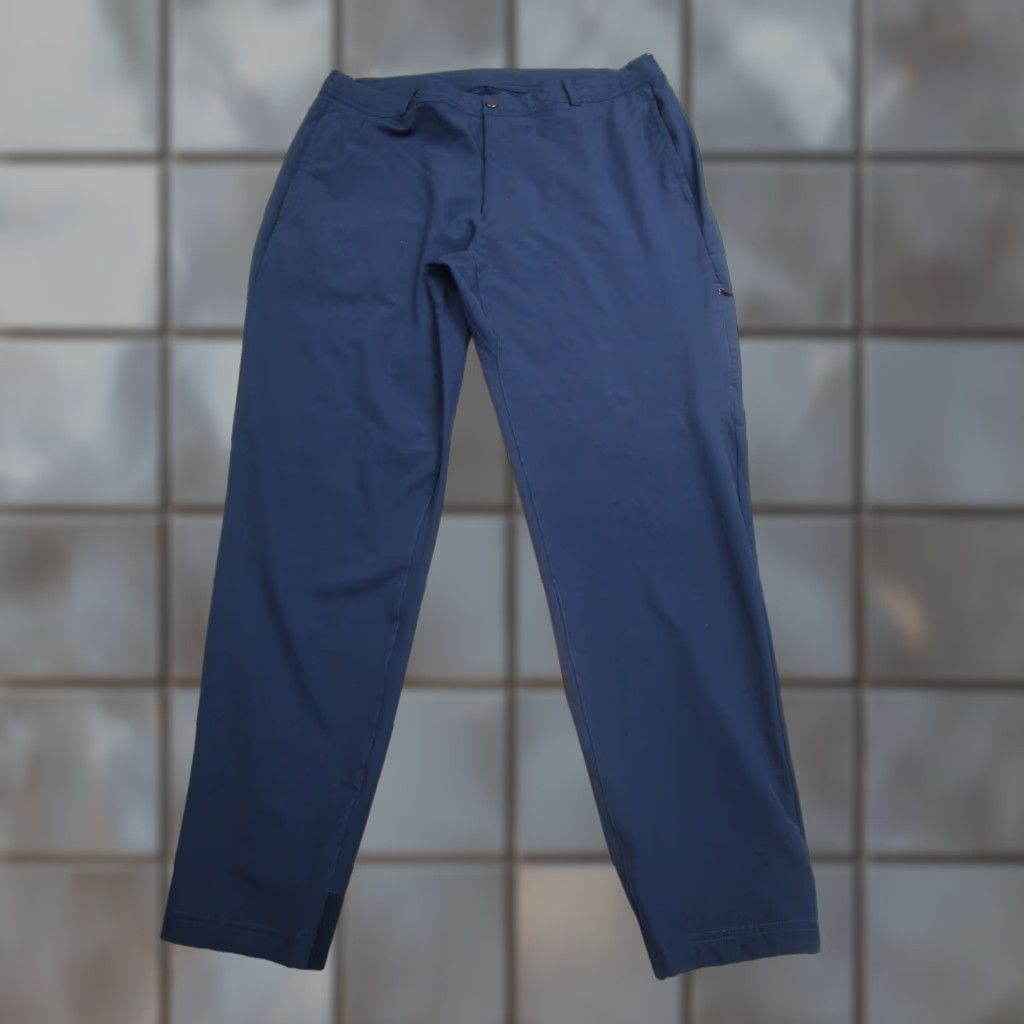 Vintage Mack Weldon Jogger Pants Mens XL Navy Blue Stretch Cuffed Zip Pockets Athletic Cross-Body Life: Activewear Casual Size US 36 / EU 52 - 1 Thumbnail