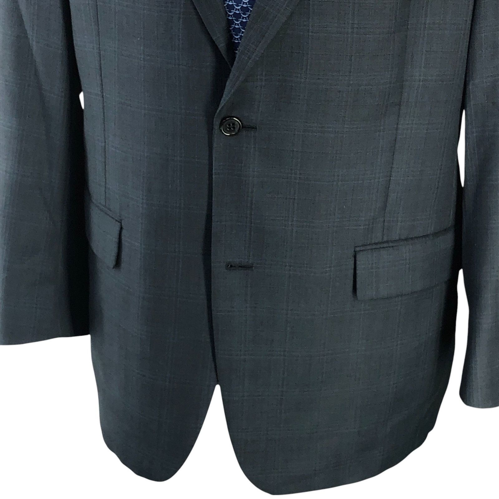 Hart Schaffner Marx Hart Schaffner Marx HSM Size 40R Sport Coat Windowpane Size 40R - 3 Thumbnail