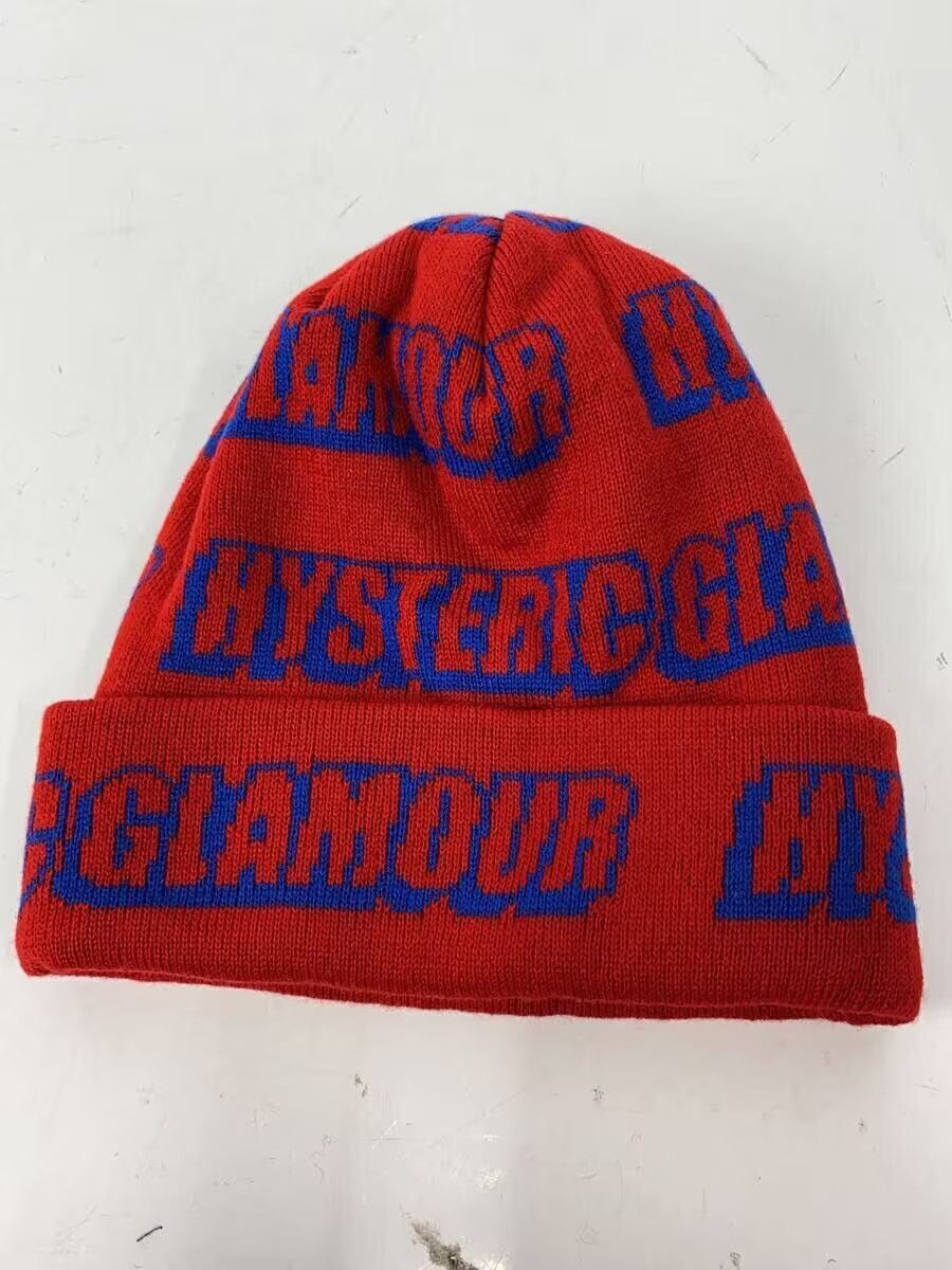 Hysteric Glamour All Over Logo Knit Beanie Size ONE SIZE - 2 Thumbnail