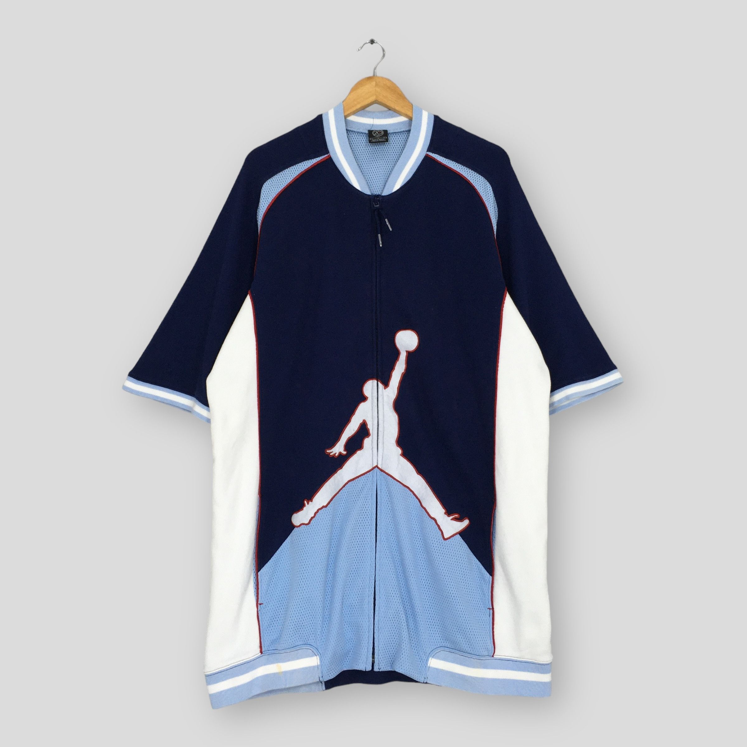 Jordan Brand × Nike × Vintage Vintage Nike Jumpman Jordan NBA Baseball Sweatshirt Large Size US L / EU 52-54 / 3 - 1 Thumbnail
