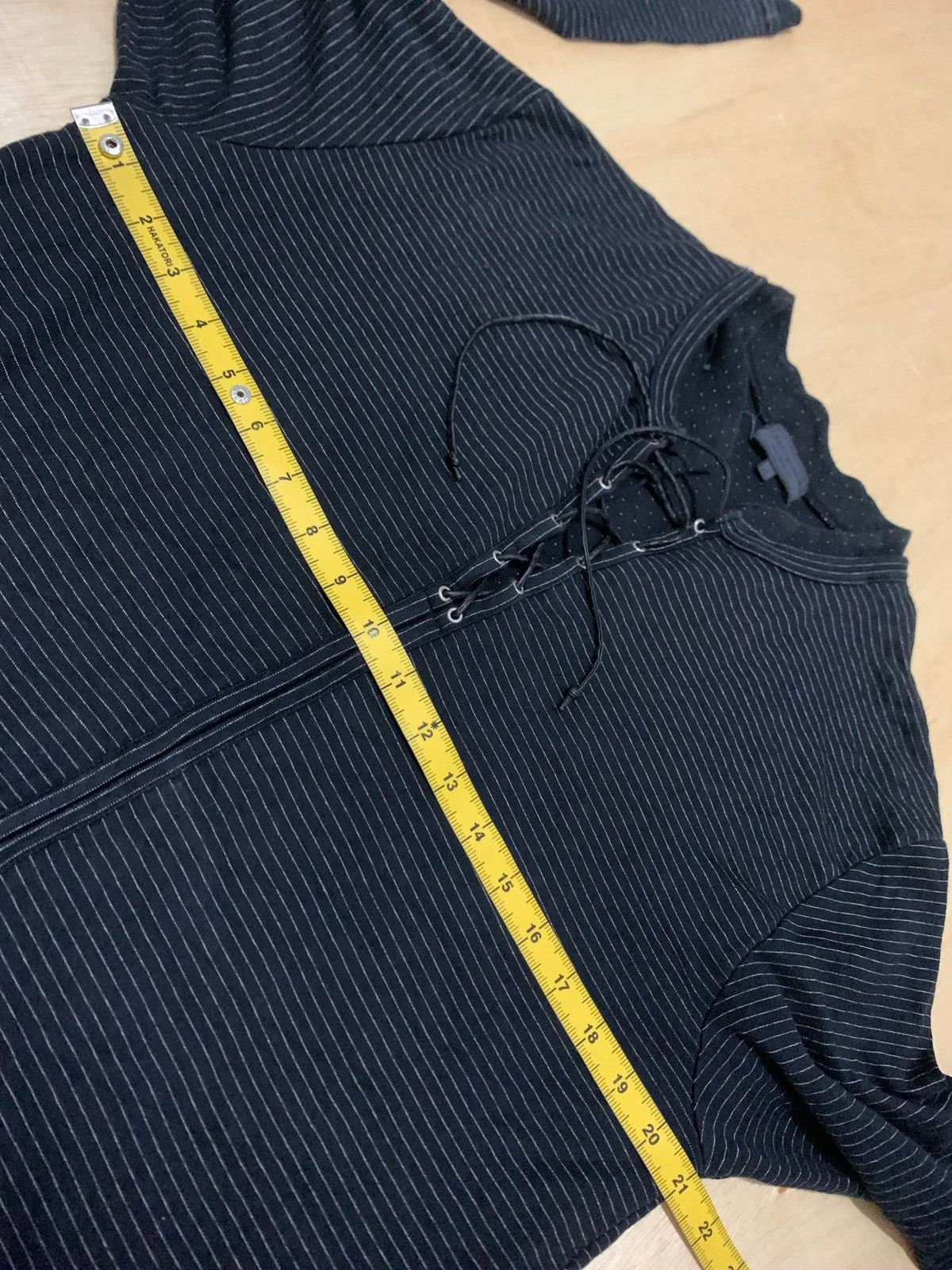 If Six Was Nine × Japanese Brand × Le Grande Bleu (L.G.B.) Taka-Q Laced Ifsixwasnine Lgb style Longslevee Size US L / EU 52-54 / 3 - 8 Thumbnail
