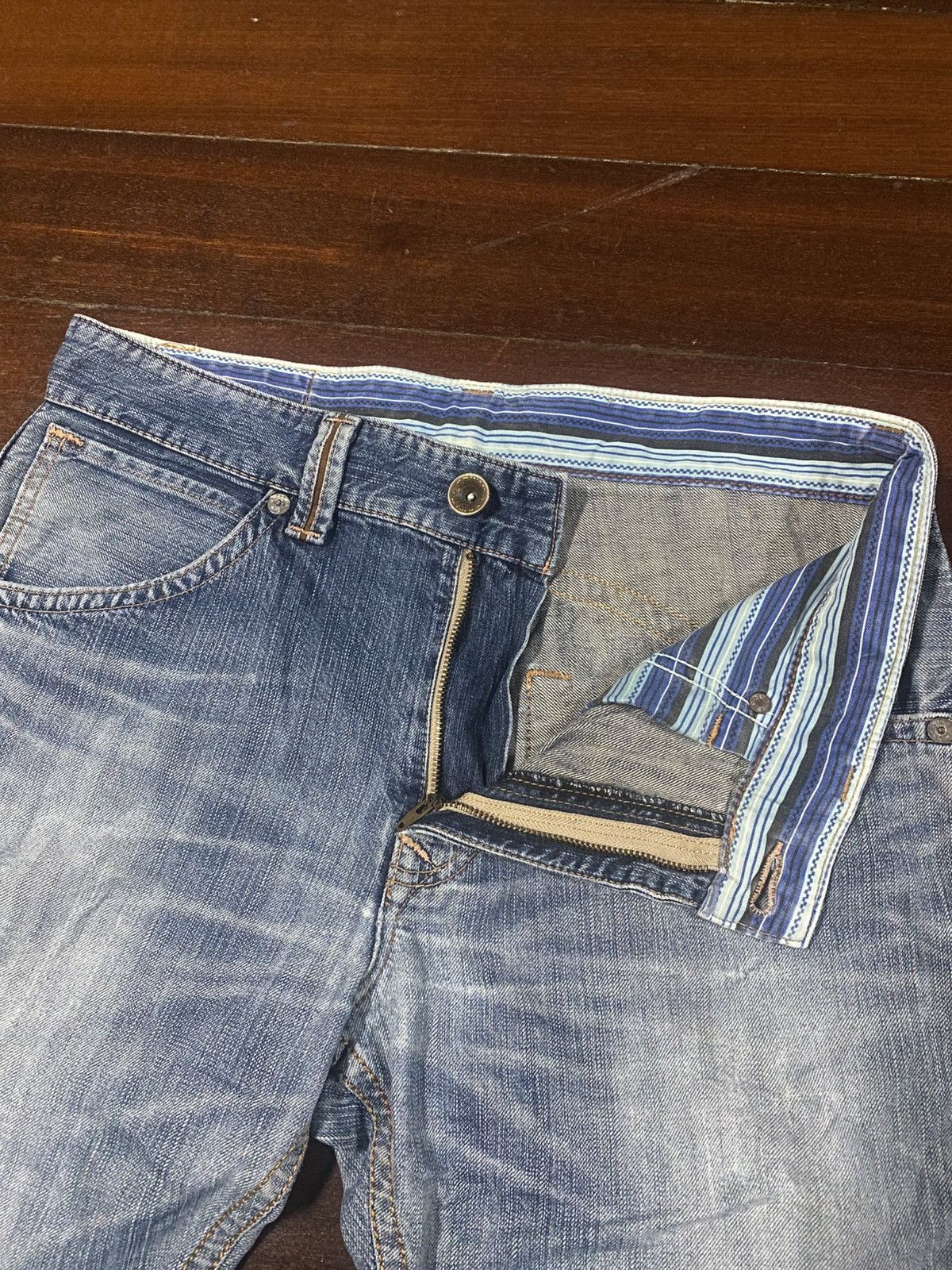 If Six Was Nine Edwin Exclusive Vintage Lgb Style Denim distressed mud wash Size US 36 / EU 52 - 9 Thumbnail
