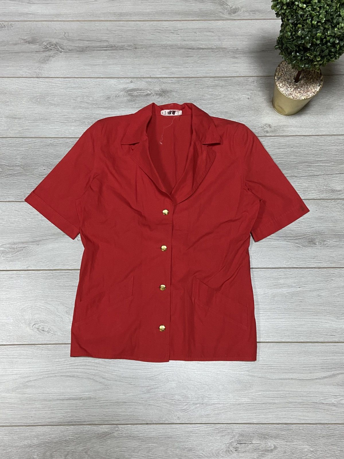 Christian Dior Monsieur Christian Dior vintage rare buttons shirt RARE Size S / US 4 / IT 40 - 5 Thumbnail