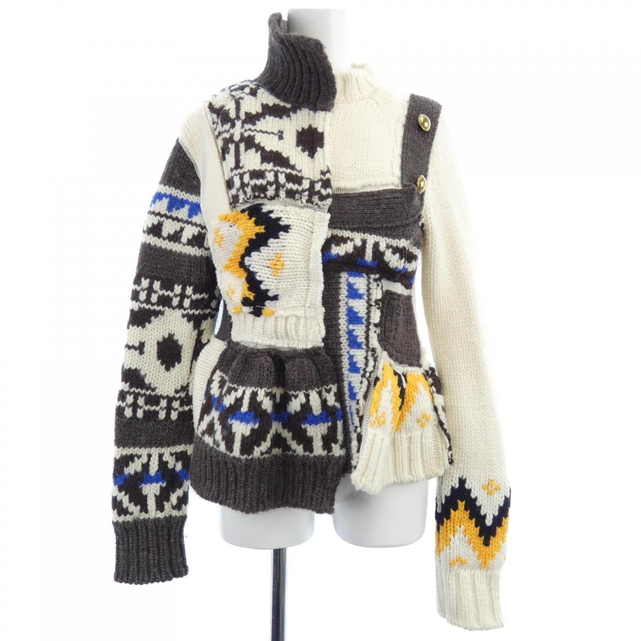 Sacai Sacai Sacai Knitwear Textile Tops 22-06284 DUTY FREE for USA Size ONE SIZE - 1 Thumbnail