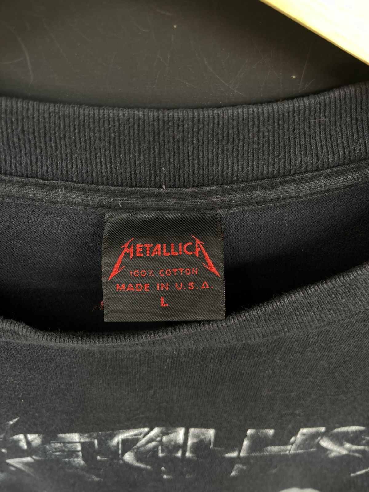 Metallica Vintage Mettalica Black Album 1991 Band T-Shirt Size US L / EU 52-54 / 3 - 2 Thumbnail