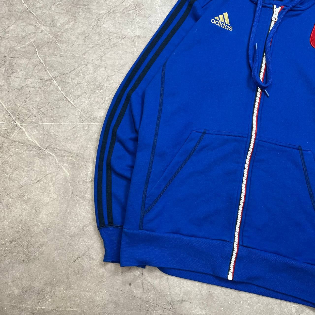 Adidas Adidas 2015/2016 France Team Rugby Zip Track Top Jacket Size US M / EU 48-50 / 2 - 5 Thumbnail