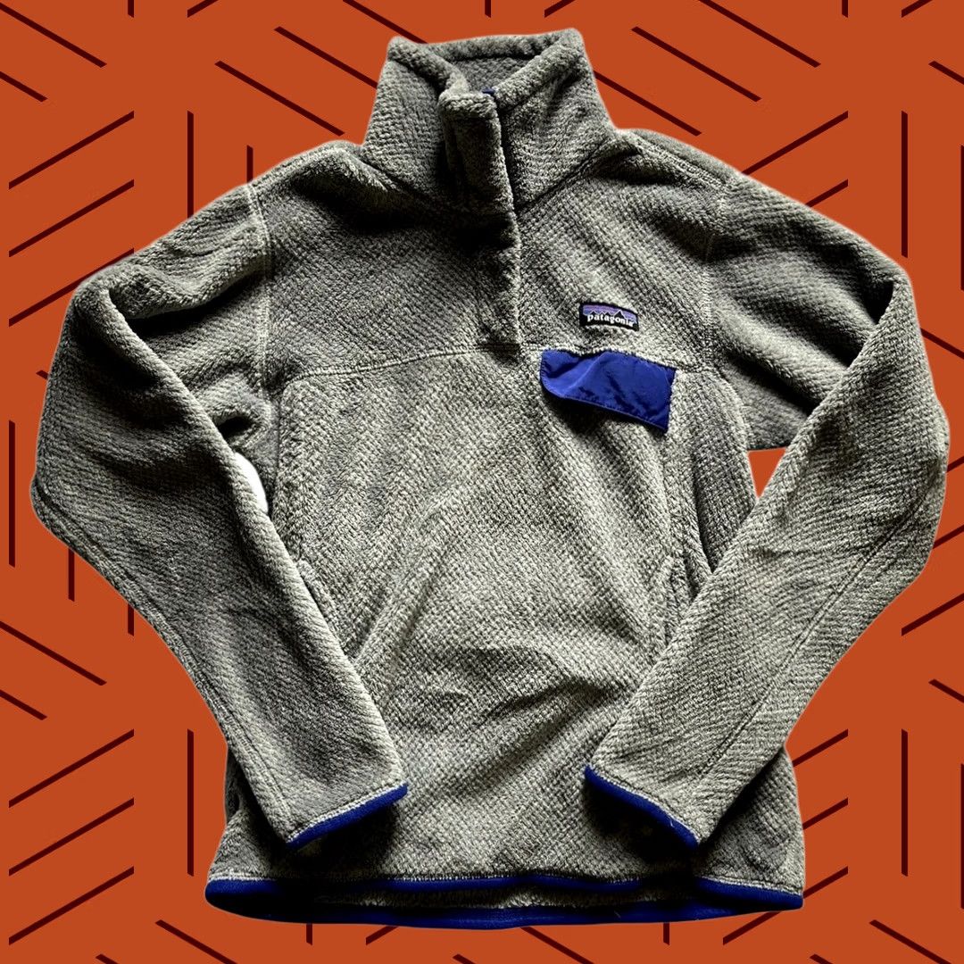 Patagonia Patagonia Women's Re-Tool Snap-T Pullover Jacket Gray Blue Size S Size S / US 4 / IT 40 - 1 Thumbnail