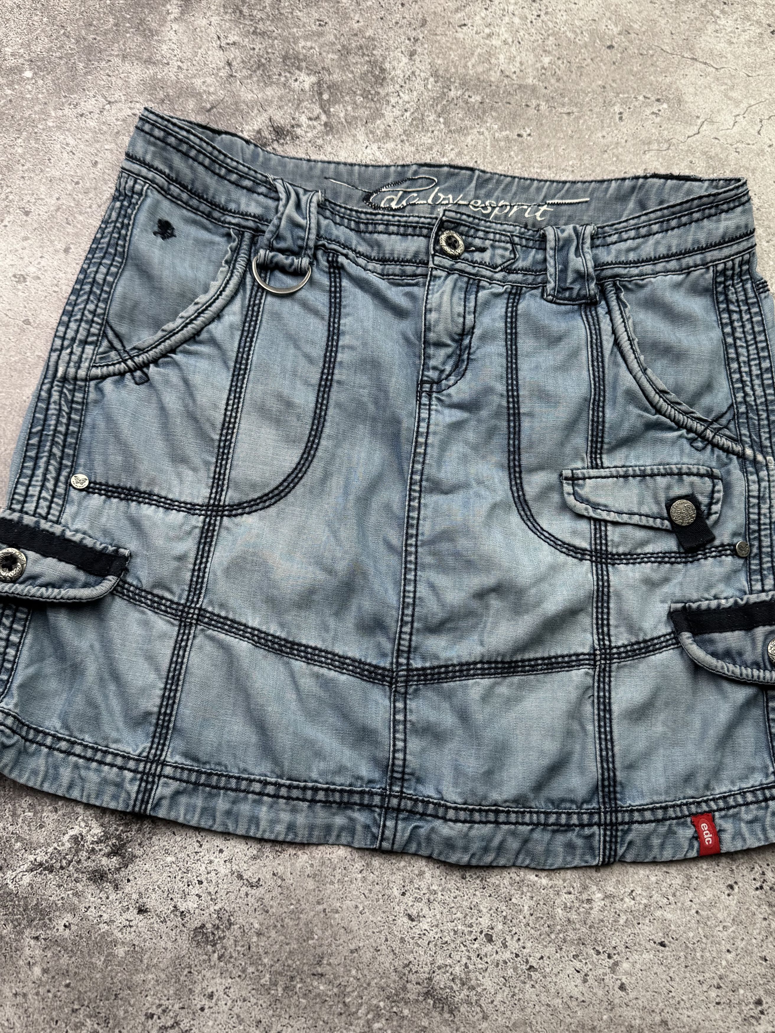 Vintage Vintage Cargo Skirt C514(V141)(E8) Size 30" / US 8 / IT 44 - 2 Thumbnail