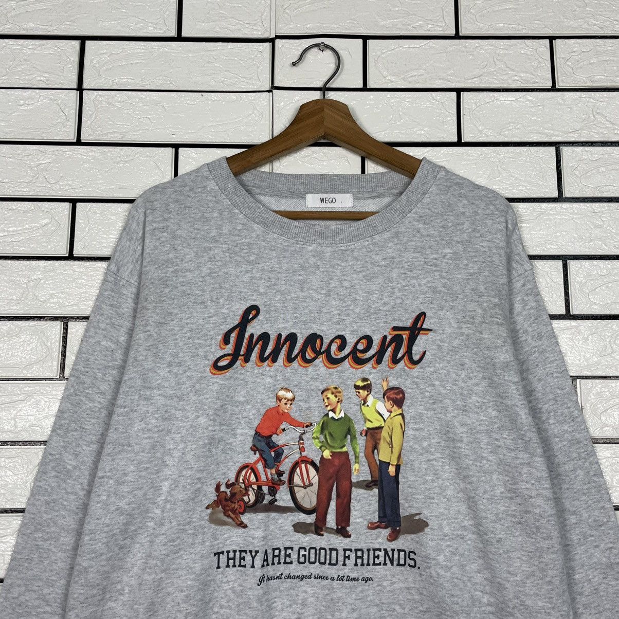 Japanese Brand Japanese Brand Wego Innocent Sweatshirt Size US M / EU 48-50 / 2 - 2 Thumbnail