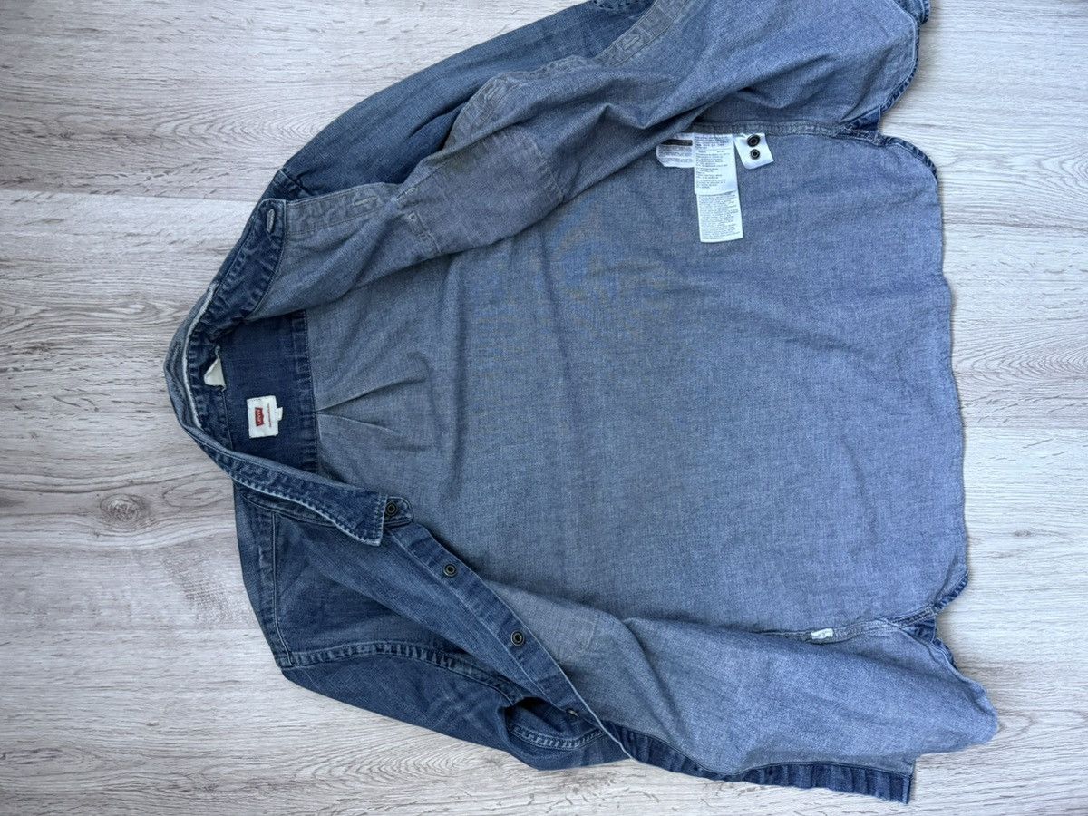 Levi's Levi’s 19573 Jackson Worker Denim Shirt Thick Workwear Denim Size US M / EU 48-50 / 2 - 23 Thumbnail