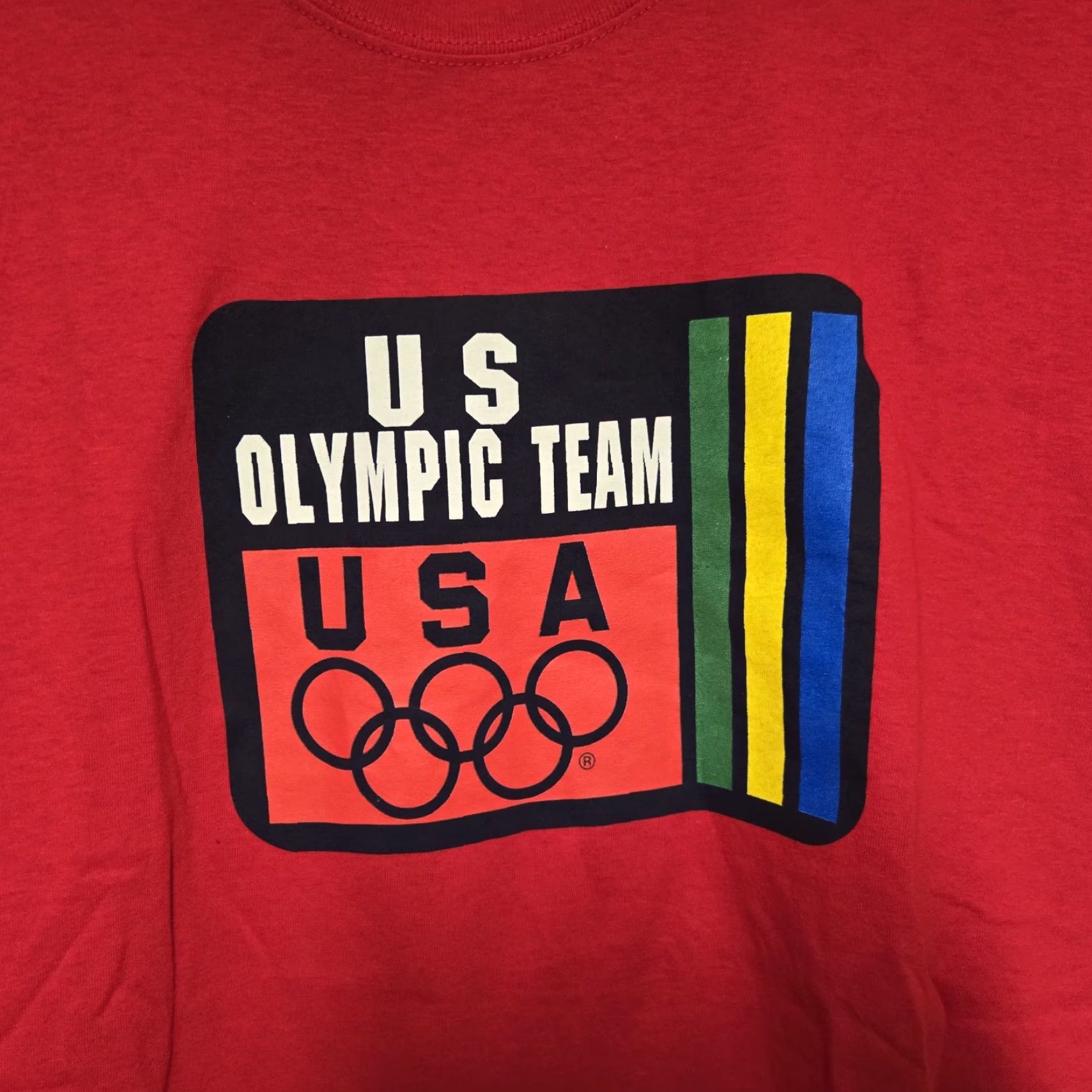 Vintage VINTAGE Olympic Games Ring USA T-Shirt Men 2XL Red NEW NWT Size US XXL / EU 58 / 5 - 6 Thumbnail
