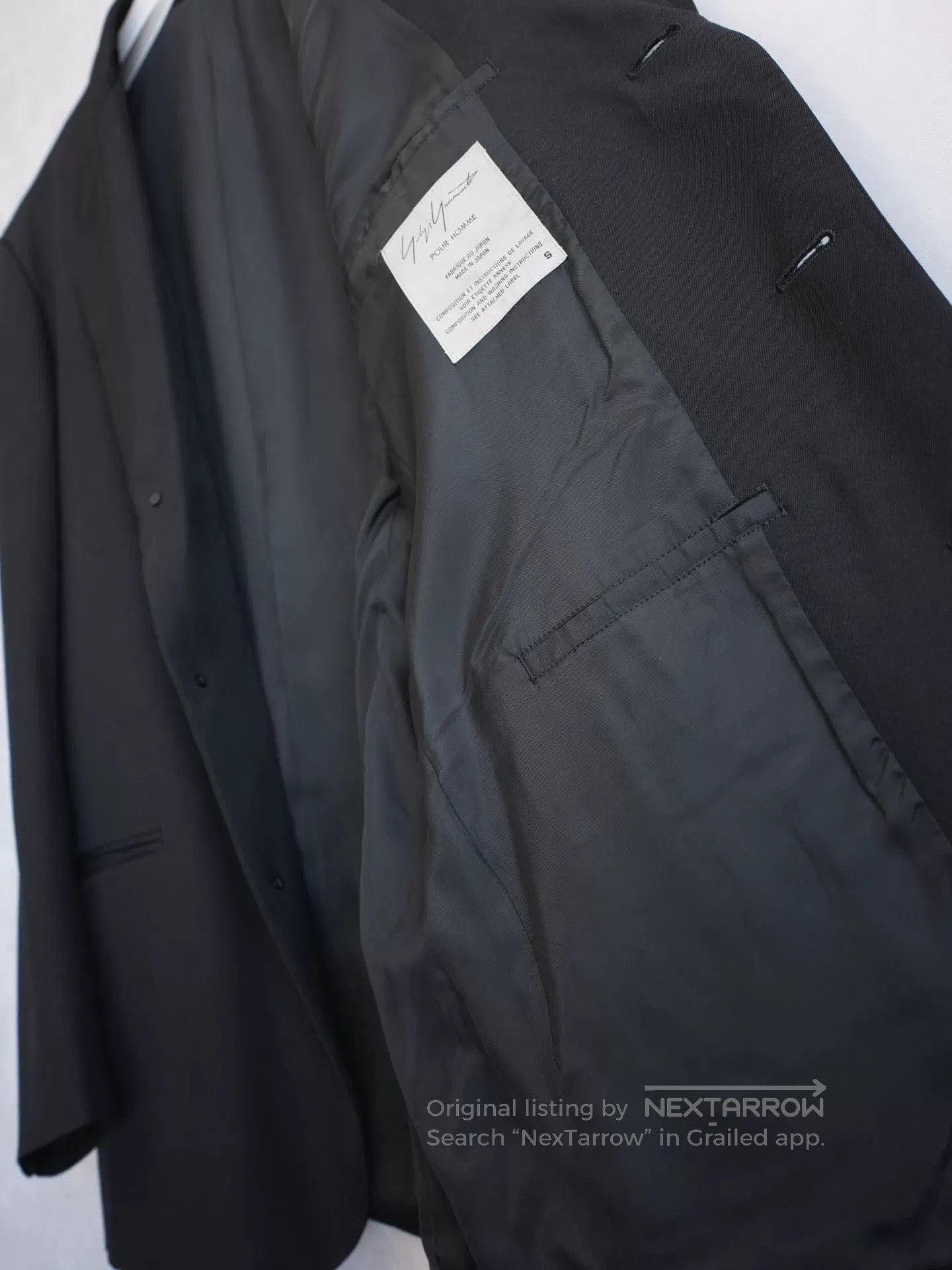 Yohji Yamamoto Yohji Yamamoto Leather Patch Jacket. Size US S / EU 44-46 / 1 - 7 Thumbnail