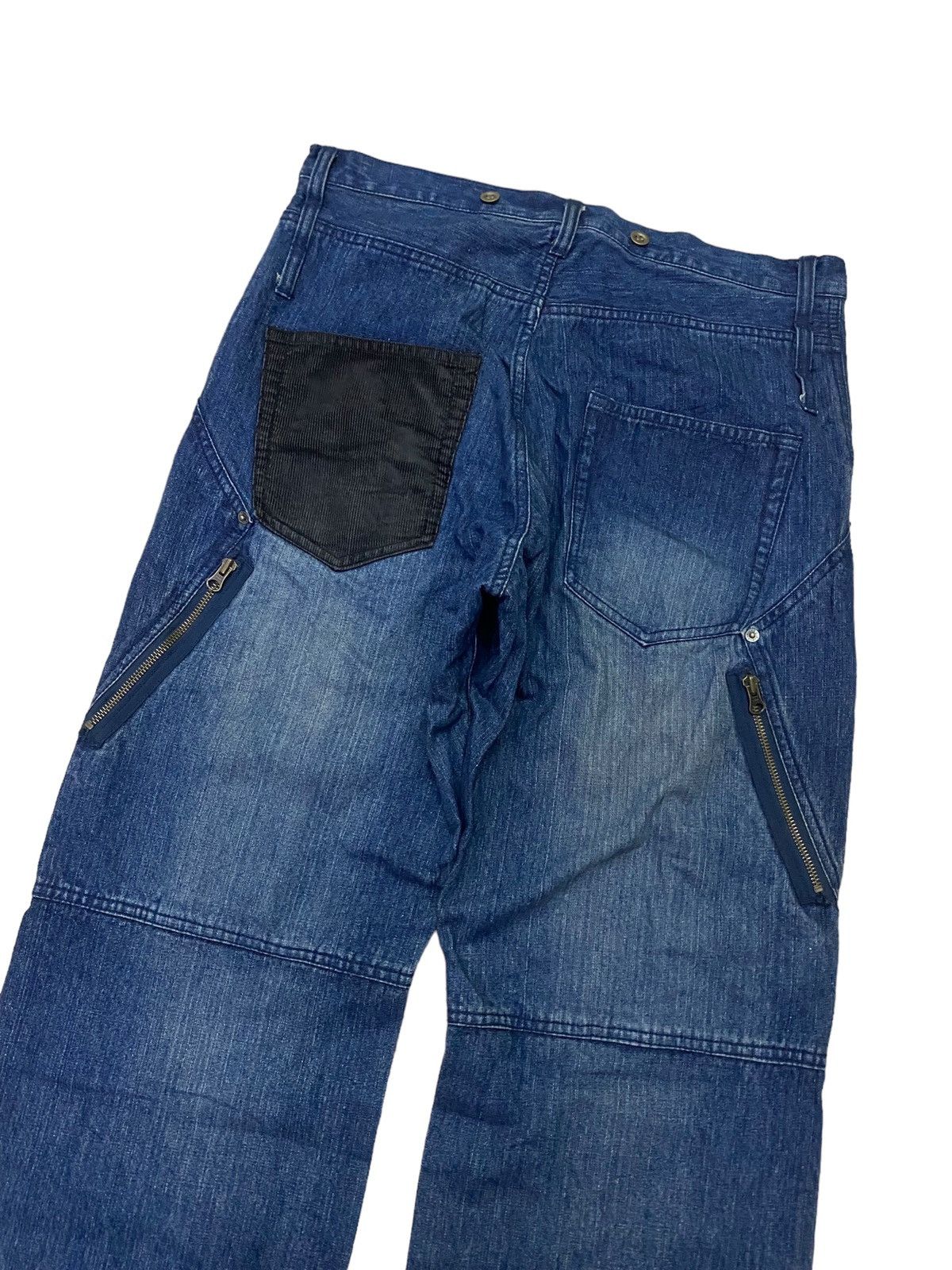 PPFM 💥Avant Garde PPFM Indigo Blue Cargo Pant Size US 33 - 3 Thumbnail