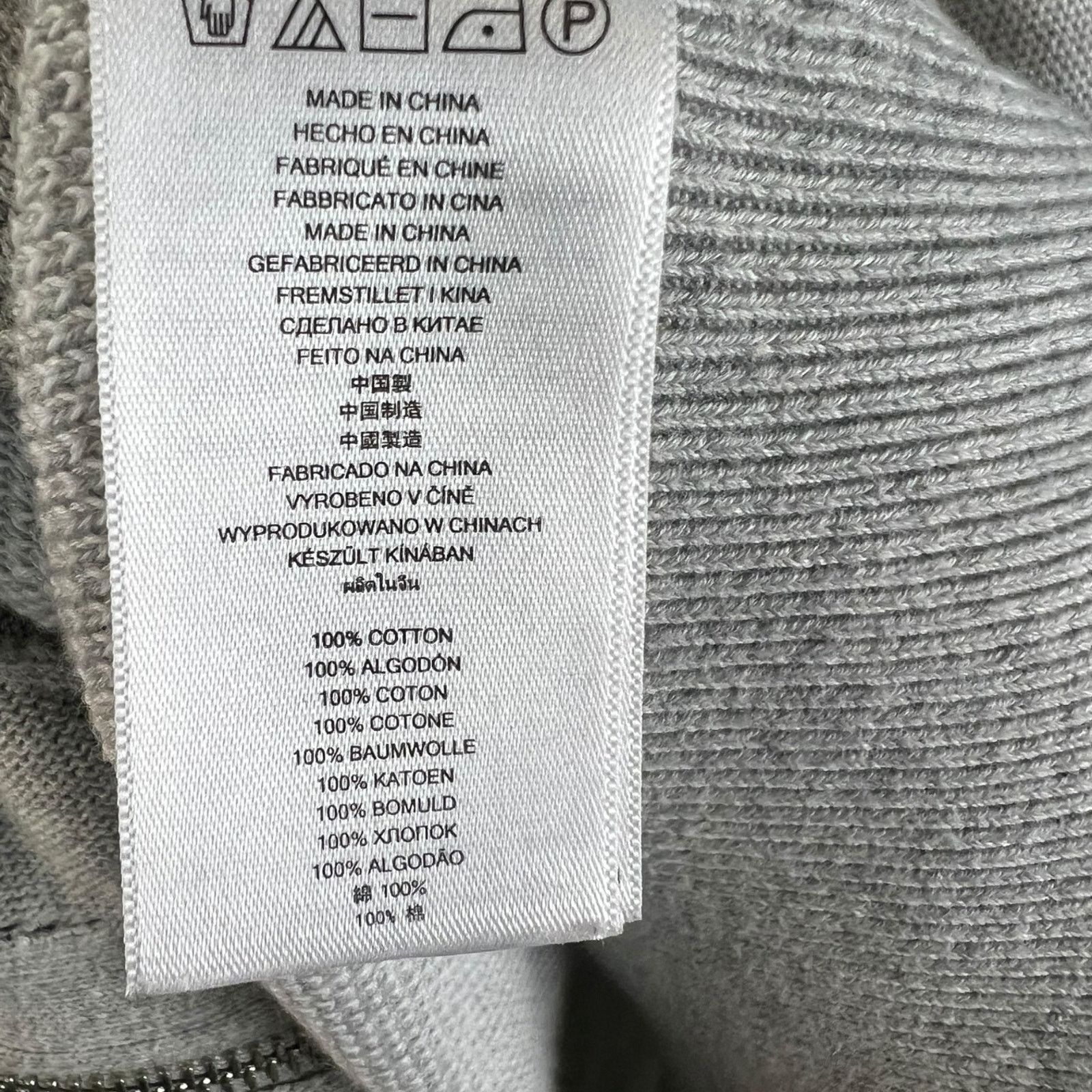 Michael Kors Michael Kors Mens Small 100% Cotton Gray Mock Neck Full Zip Size US S / EU 44-46 / 1 - 6 Thumbnail