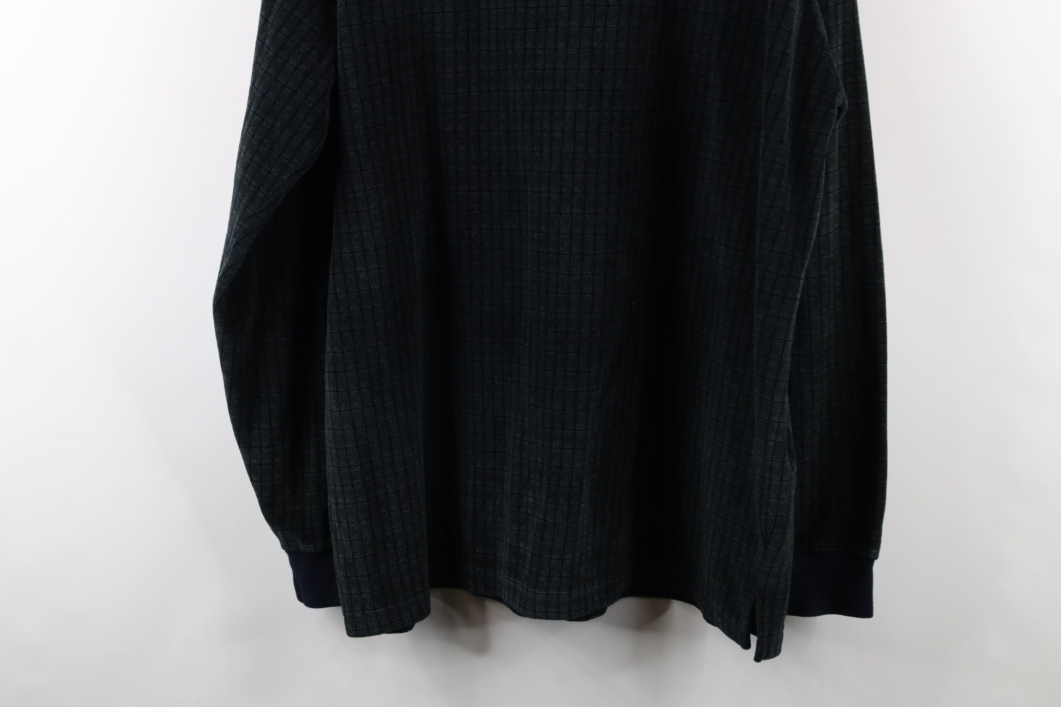 Vintage Vintage 90s Streetwear Geometric Long Sleeve Rugby Polo Size US L / EU 52-54 / 3 - 9 Thumbnail