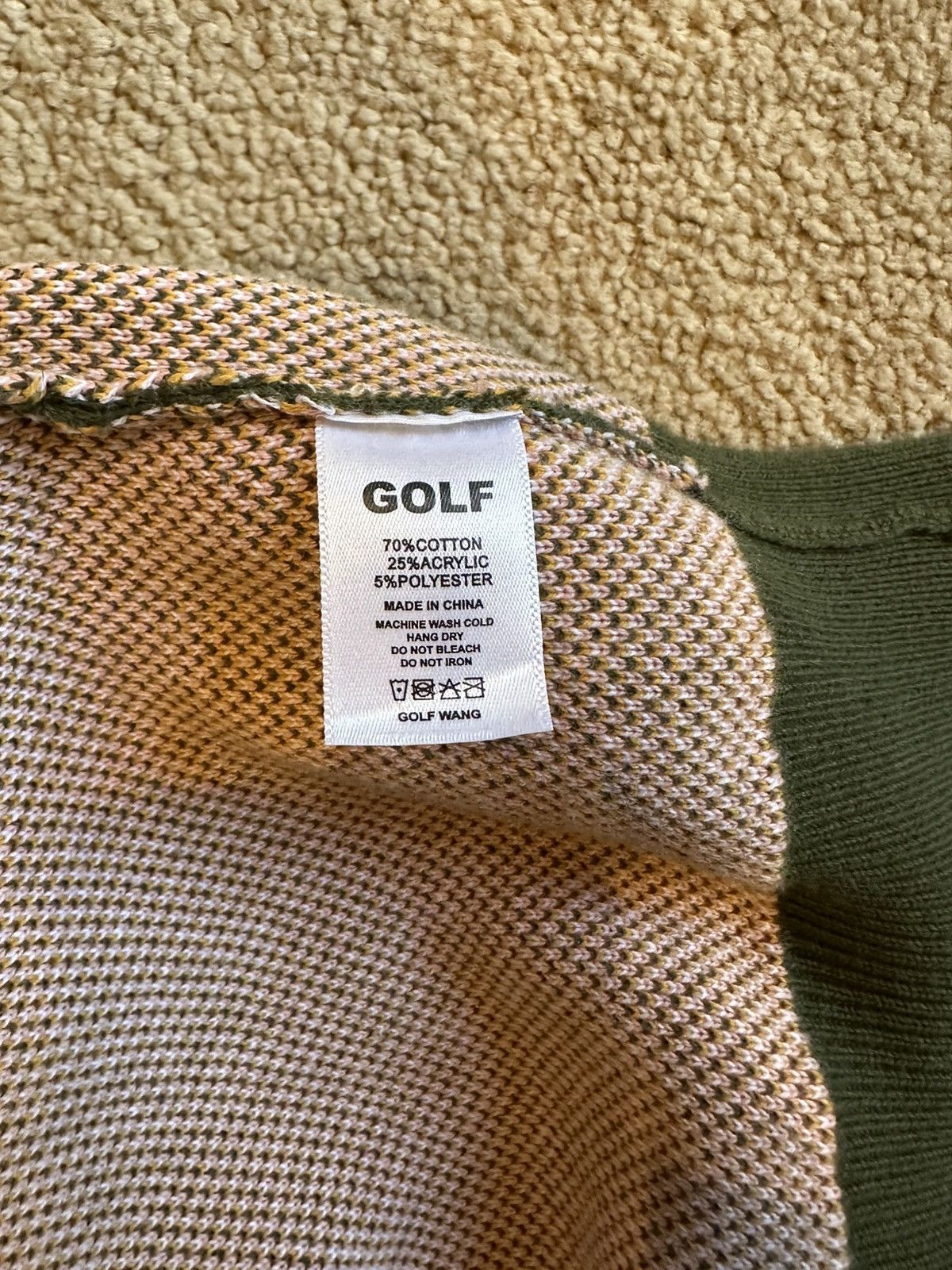 Golf Wang Safari Sweater - Military Green Size US XXL / EU 58 / 5 - 5 Thumbnail