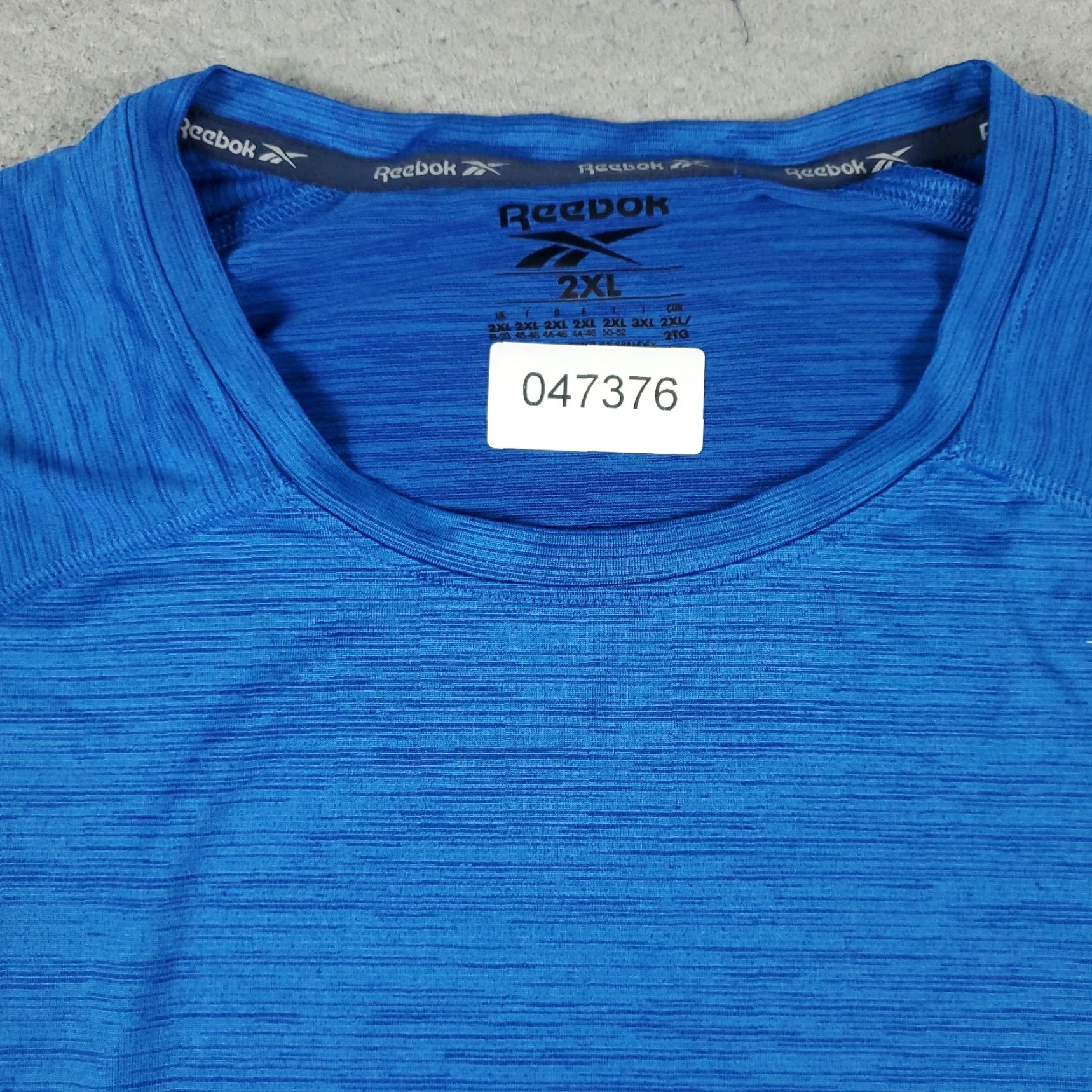 Reebok Reebok T Shirt Mens 2XL Blue Active Gym Work Out Pullover Short Sleeve Size US XXL / EU 58 / 5 - 2 Thumbnail