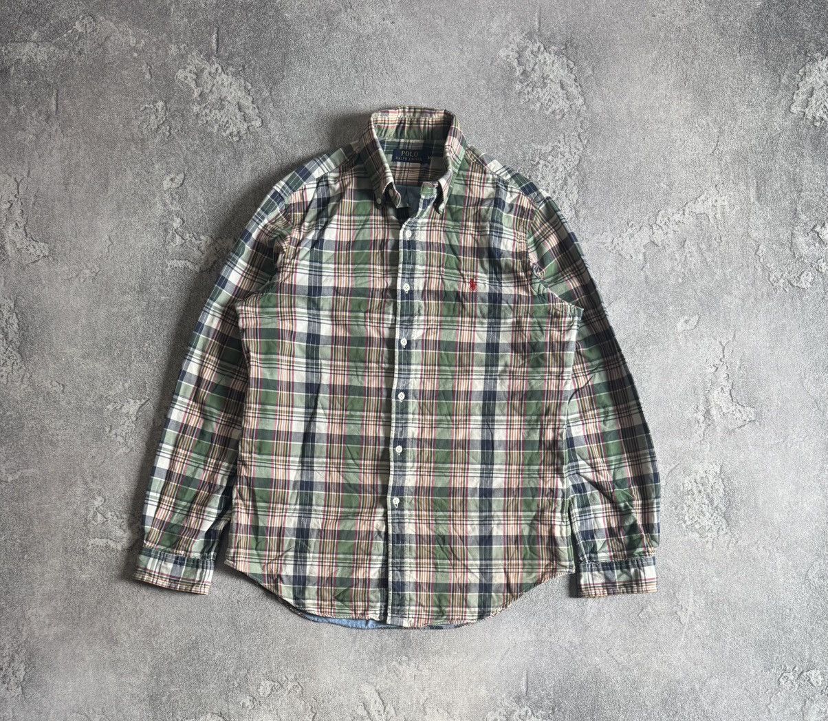 Polo Ralph Lauren Polo Ralph Lauren M chekered button up flannel over shirt Size US M / EU 48-50 / 2 - 9 Thumbnail