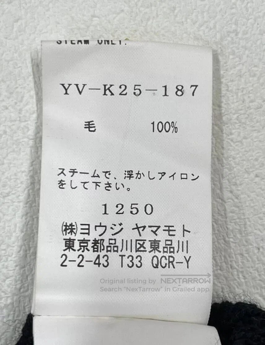 Yohji Yamamoto Y's Wise Black Wool Turtleneck Knit Top. Size M / US 6-8 / IT 42-44 - 7 Thumbnail