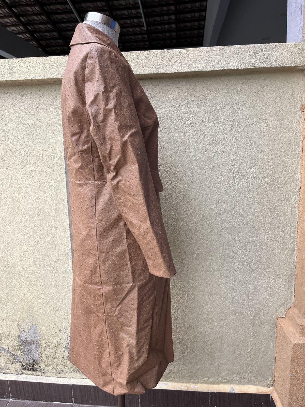Japanese Brand Vintage INED pvc coat ostrich leather pattern Size M / US 6-8 / IT 42-44 - 6 Thumbnail