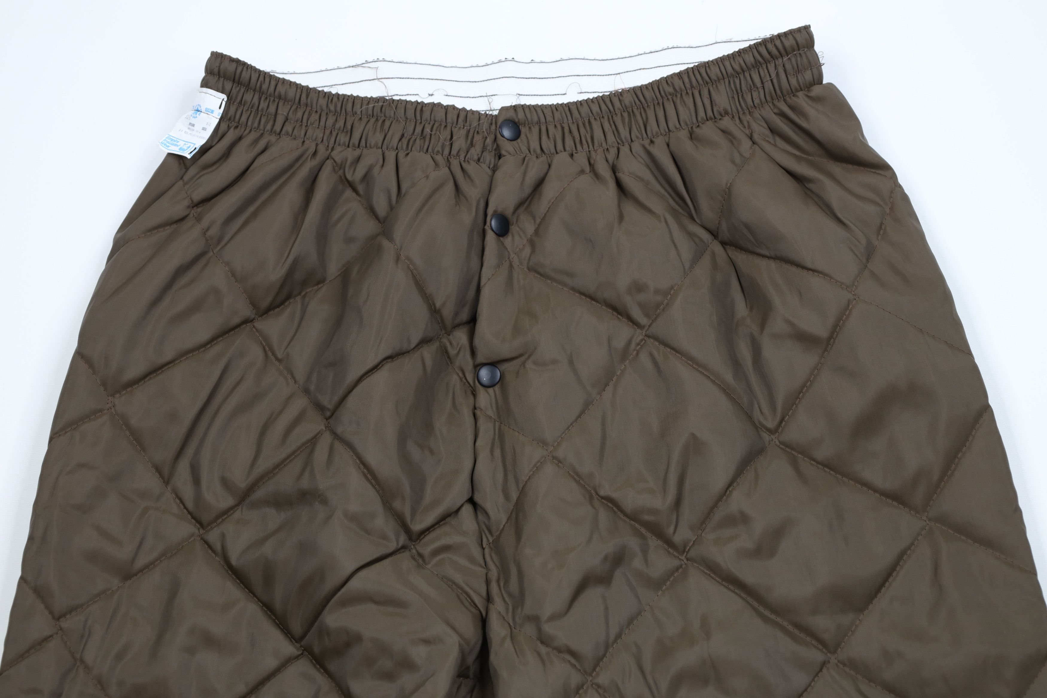 Vintage Vintage 70s Streetwear Insulated Joggers Pants Brown USA Size US 38 / EU 54 - 2 Thumbnail