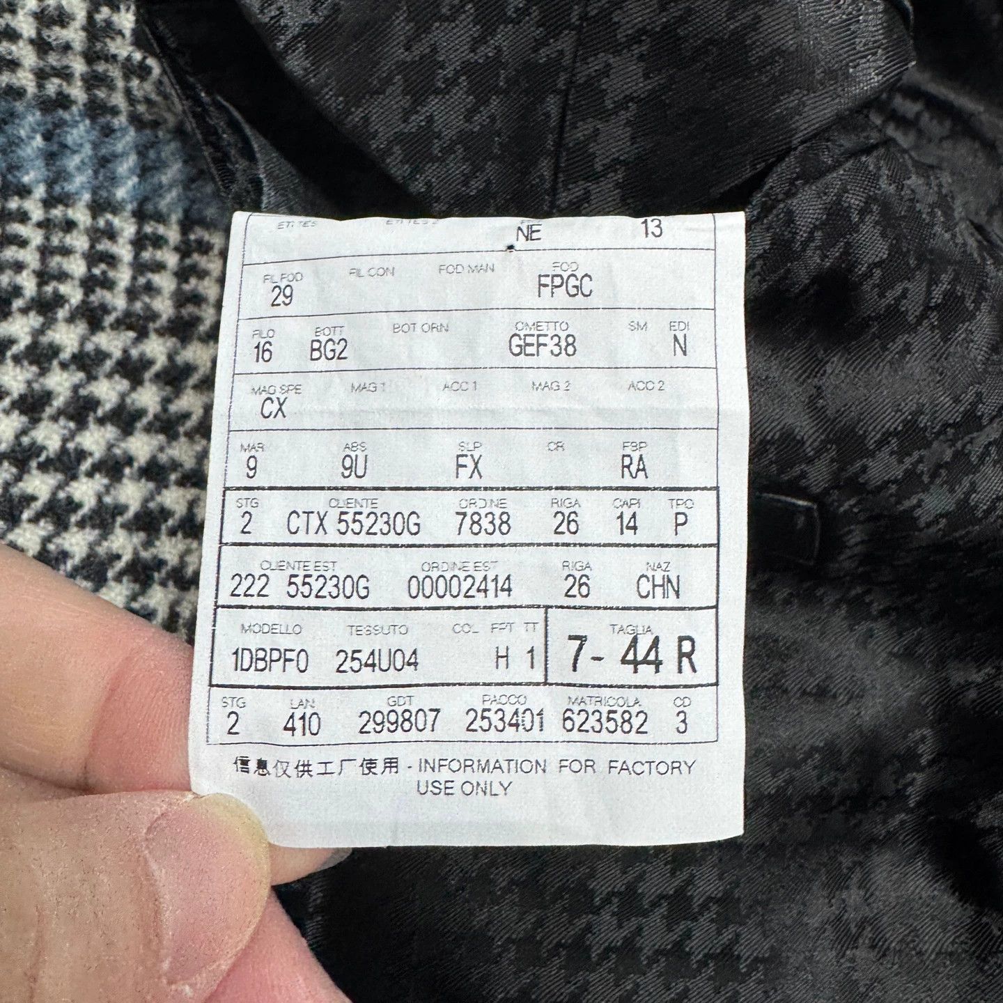 Gucci Gucci Check Wool Blazer 44 Size 40R - 3 Thumbnail