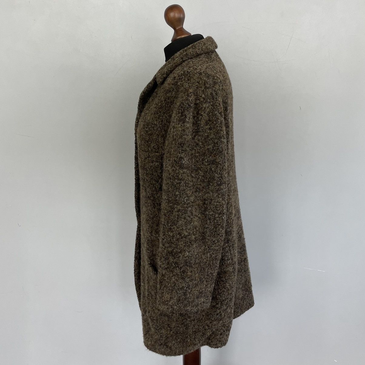 Designer × Jil Sander Wool cardi coat Jil Sander Brown wool alpaca size M Size M / US 6-8 / IT 42-44 - 4 Thumbnail