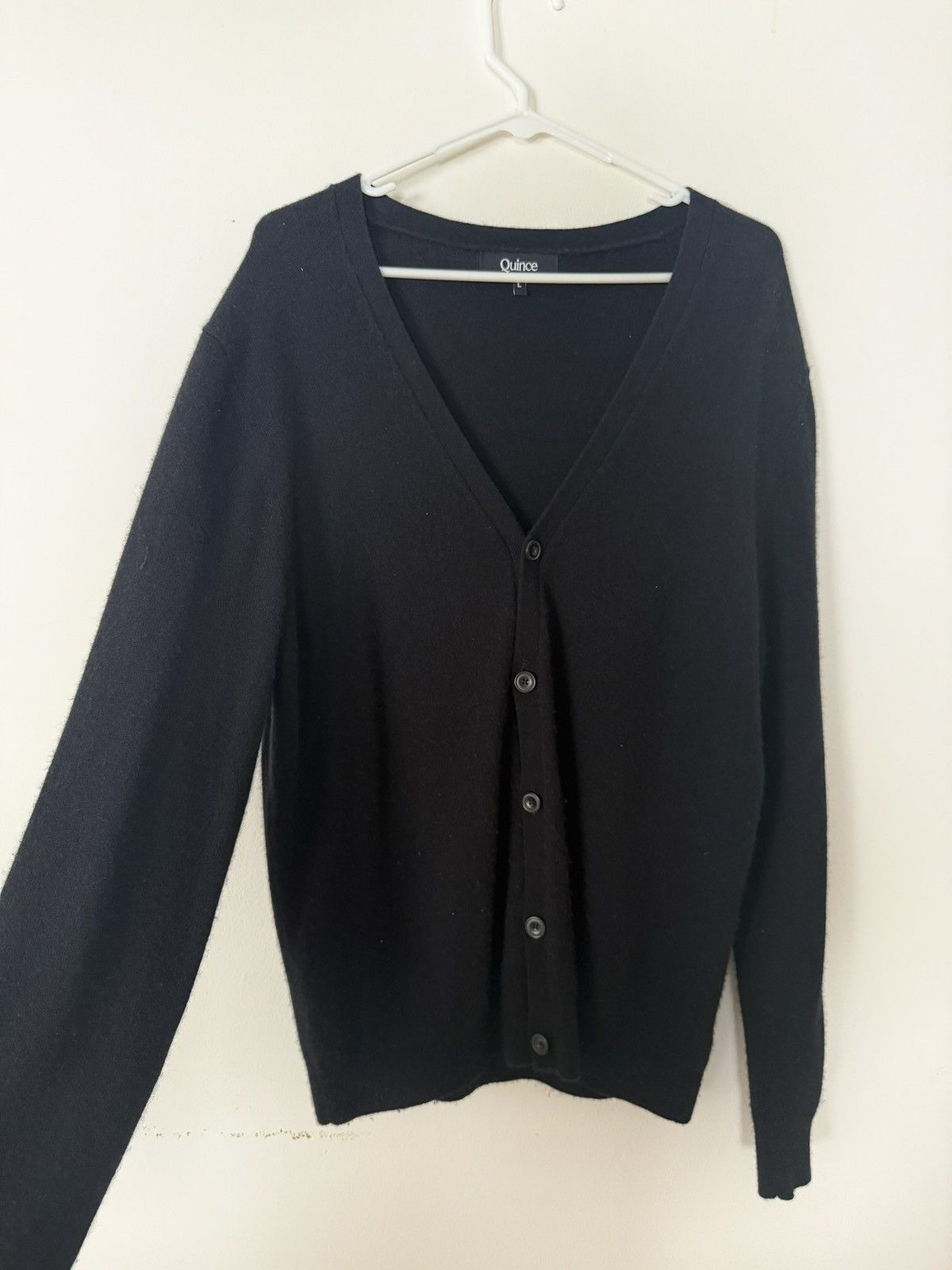 Quince 100% Cashmere Wool Button Up Cardigan Size US L / EU 52-54 / 3 - 4 Thumbnail