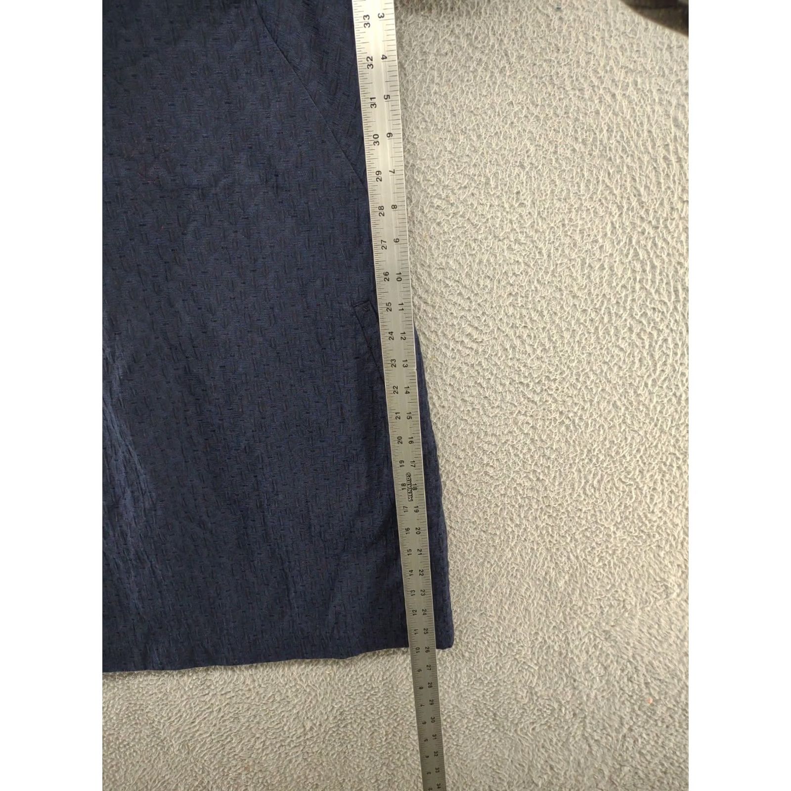 Tommy Hilfiger Tommy Hilfiger Women's Sleeveless Textured Scoop V Neck Dress Size 4 Blue Maxi Dress Size S / US 4 / IT 40 - 6 Thumbnail