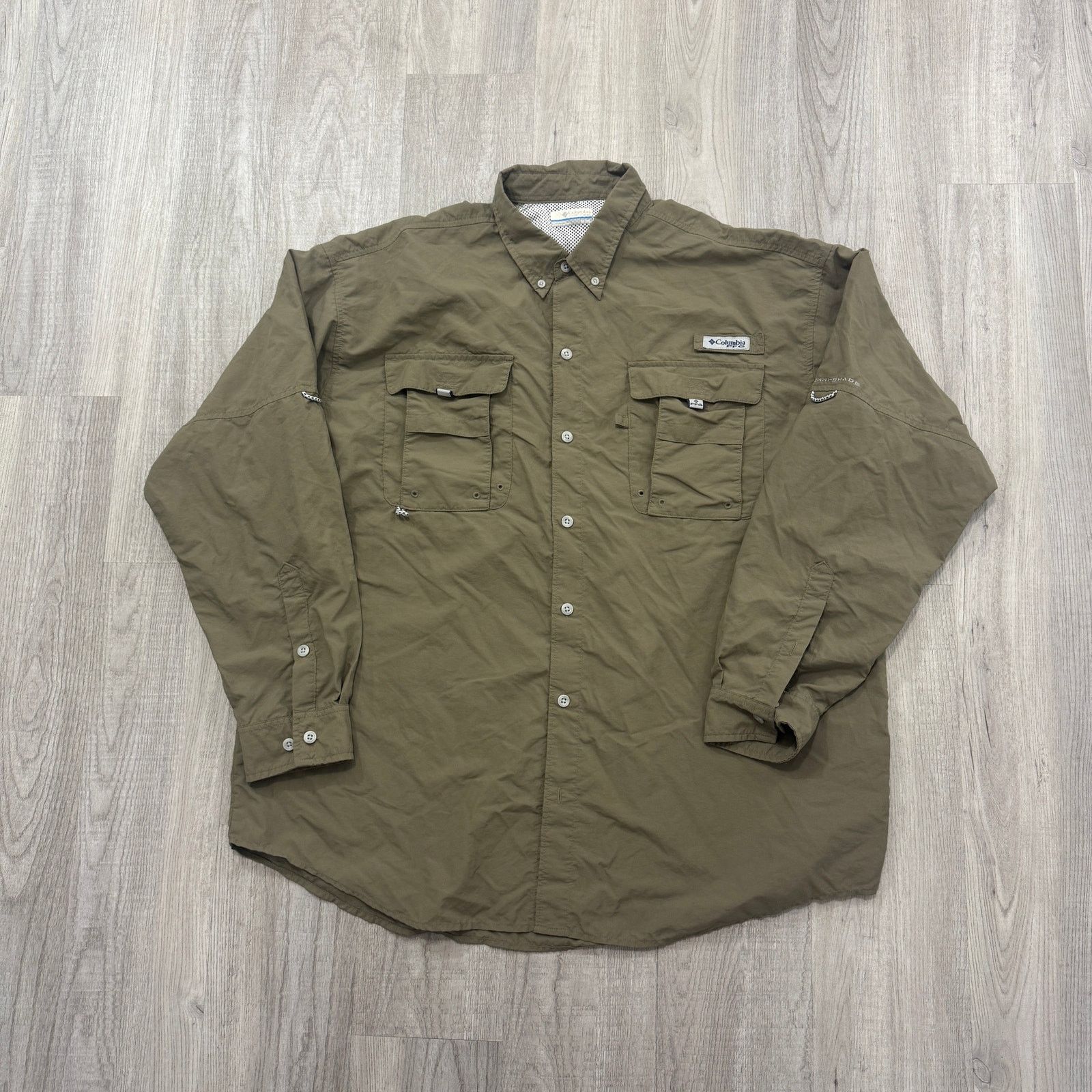 Columbia Columbia PFG Shirt Men's Extra Large XL Brown Lightweight Size US XL / EU 56 / 4 - 2 Thumbnail