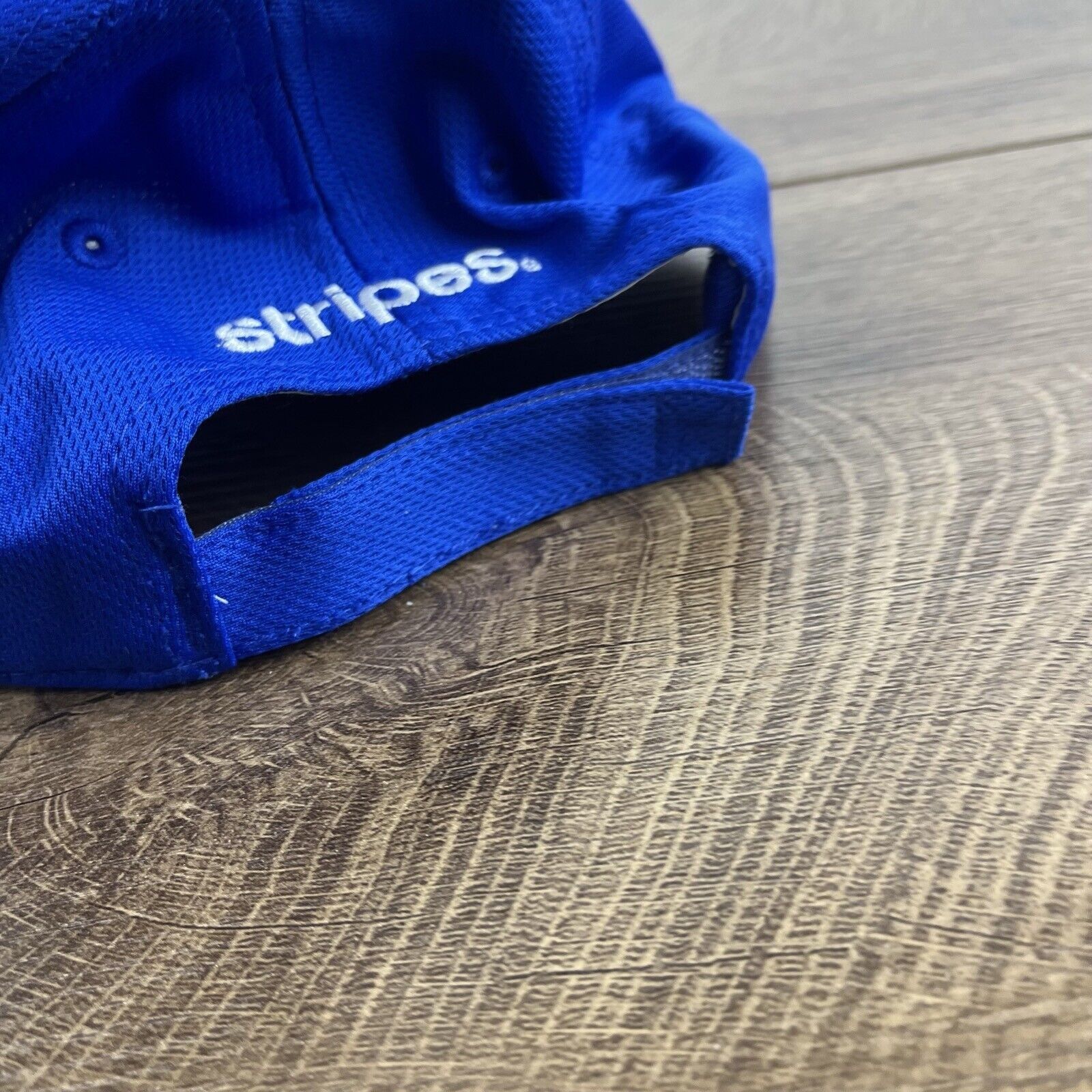 Other Stripes Hat Stripes Restaurant Hat Blue Cap Adjustable Blue Size ONE SIZE - 10 Thumbnail