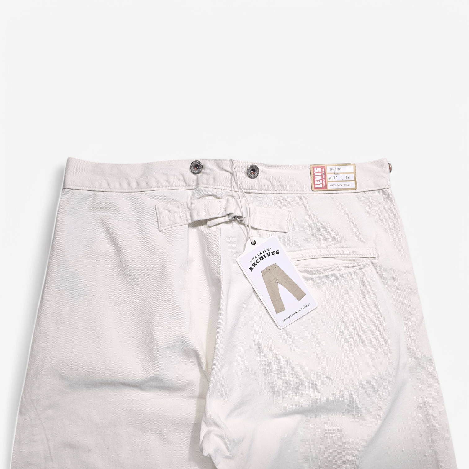 Levi's Vintage Clothing NWT LVC Levi's Vintage Clothing 1880s Chino Pants Repro SS23 Size US 34 / EU 50 - 7 Thumbnail