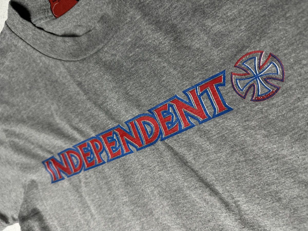 Independent Truck Co. 🚨VNTG INDEPENDENT SKATE T-SHIRT BIG LOGO GRAY Size US S / EU 44-46 / 1 - 6 Thumbnail