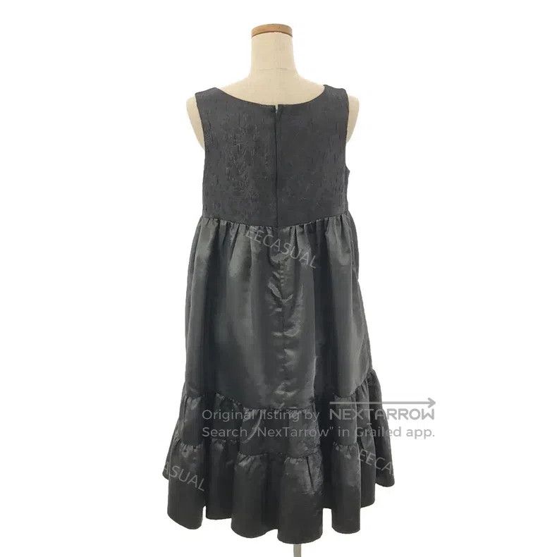 Comme des Garcons Comme Des Garcons Black Satin Sleeveless Gobelin Pattern R Size XS / US 0-2 / IT 36-38 - 2 Thumbnail