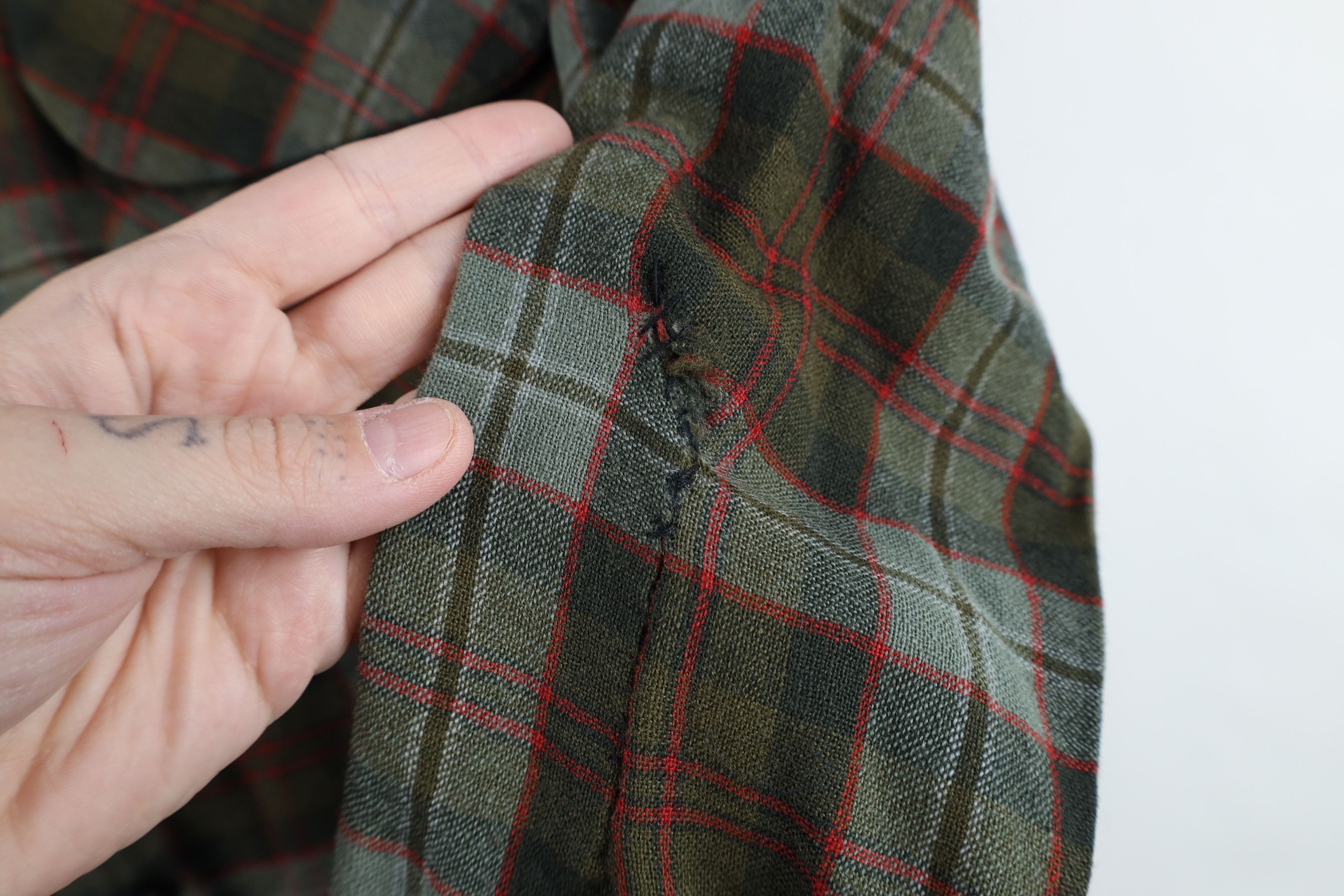 Vintage Vintage 50s Rockabilly Wool Board Button Shirt Plaid USA Size US M / EU 48-50 / 2 - 9 Thumbnail