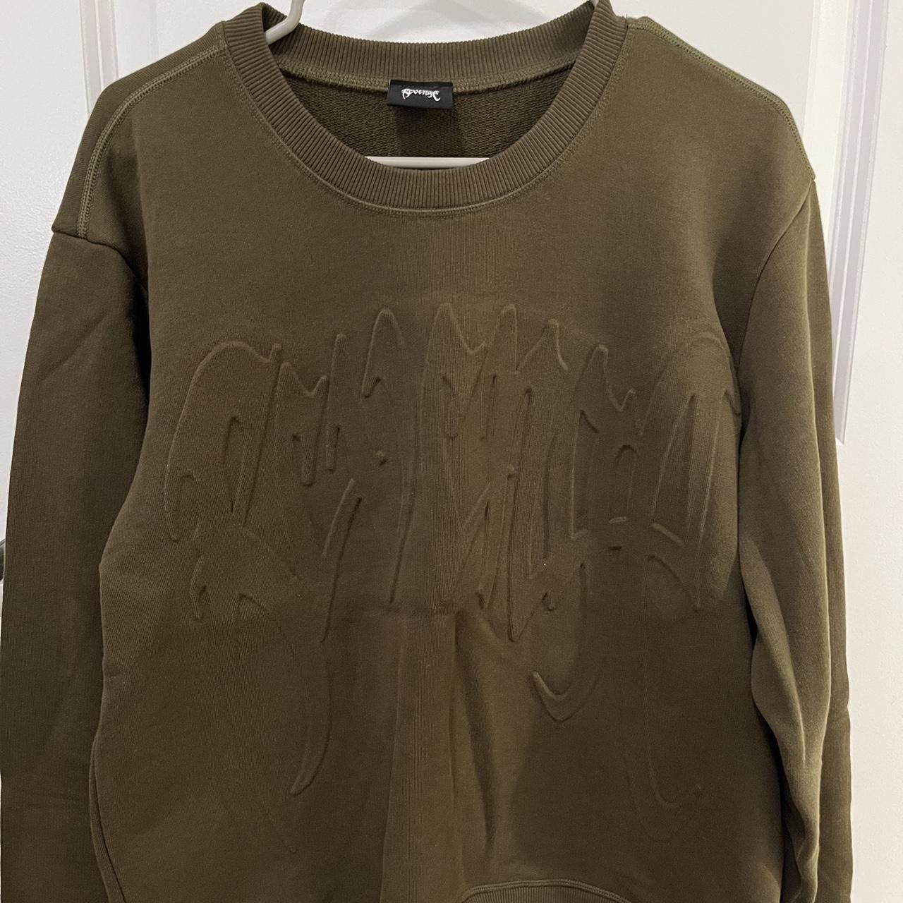 Revenge Revenge Embossed French Terry Crewneck (Army) Size US S / EU 44-46 / 1 - 1 Thumbnail