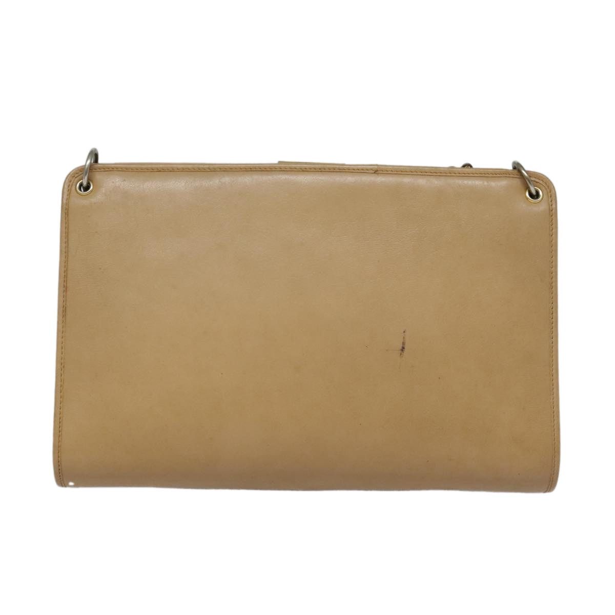 Dior DIOR Shoulder Bag Leather Beige Gold Size ONE SIZE - 3 Thumbnail