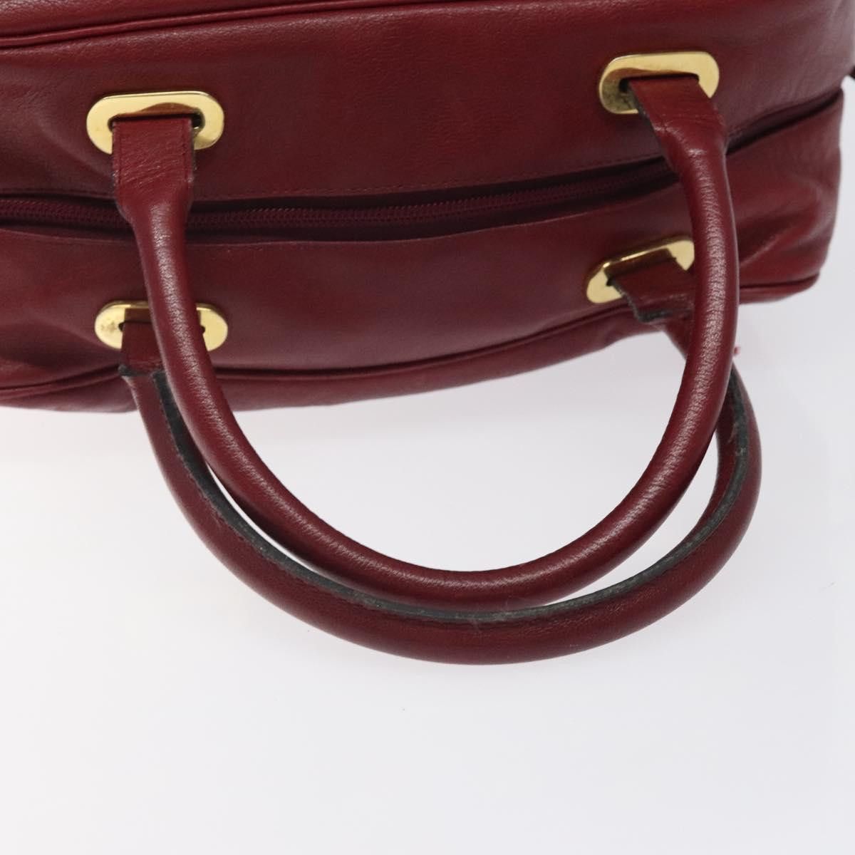 Dior DIOR Hand Bag Leather Red Gold Size ONE SIZE - 7 Thumbnail