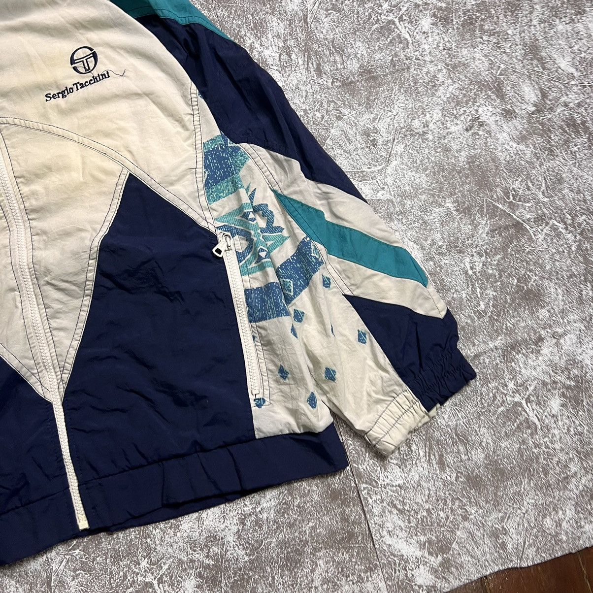 Sergio Tacchini × Vintage Vintage Mens Sergio Tacchini Windbreaker Size US L / EU 52-54 / 3 - 5 Thumbnail