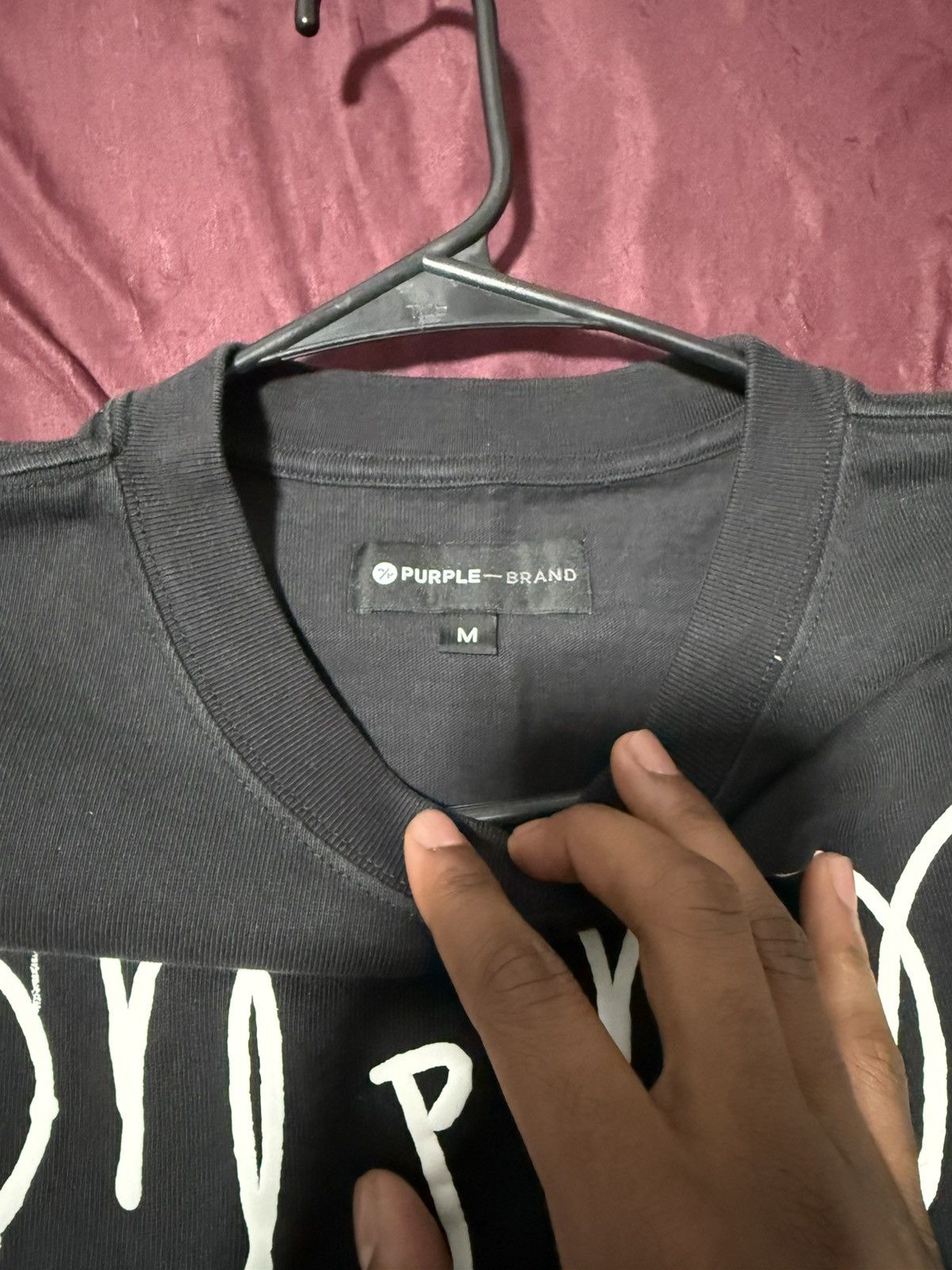 Purple Brand Purple Brand - TEXTURED JERSEY INSIDE OUT TEE Size US M / EU 48-50 / 2 - 4 Thumbnail