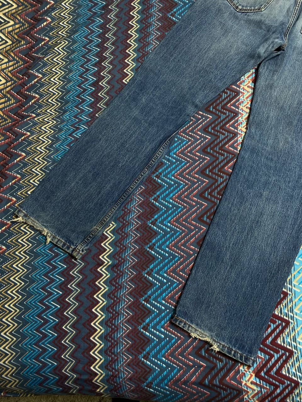 Levi's Crazy vintage y2k Levi’s 505 faded washed denim jeans skater Size US 32 / EU 48 - 17 Thumbnail
