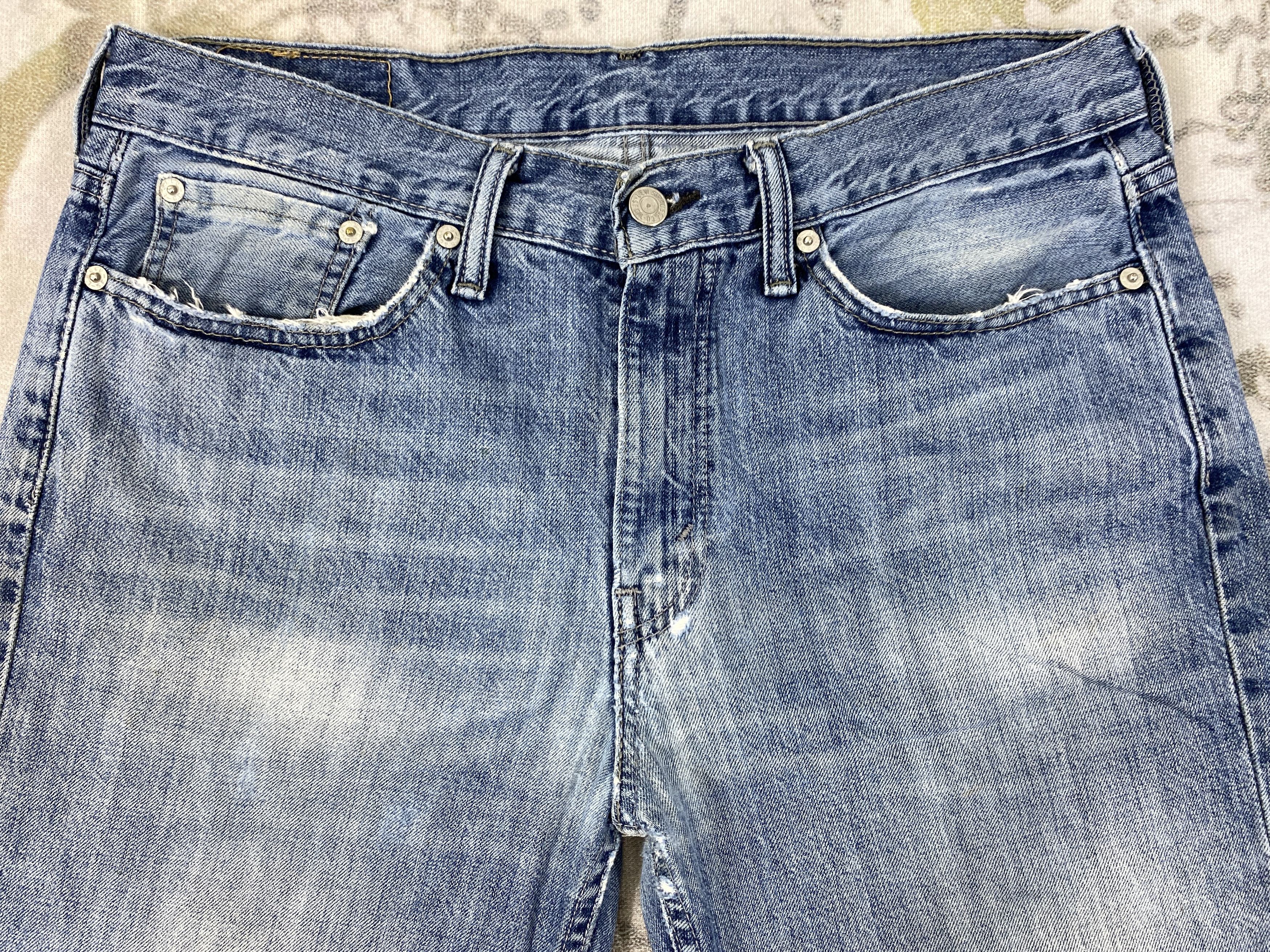 Levi's Distressed Light Wash Vintage Levi's 514 34x33 Denim -JN2082 Size US 34 / EU 50 - 3 Thumbnail