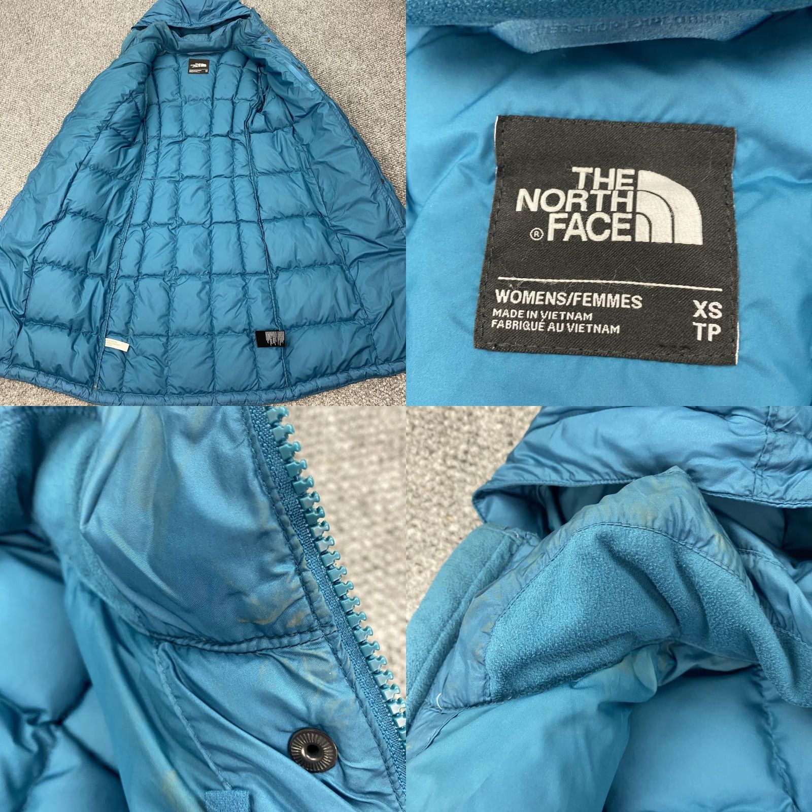 The North Face The North Face Coat Womens XS Blue Hooded Down Puffer Long 550 Fill RDS Parka Size XS / US 0-2 / IT 36-38 - 8 Thumbnail