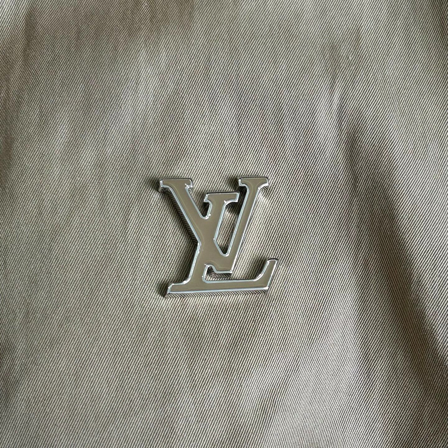Louis Vuitton LV khaki zip jacket back arm check metal logo 46 Size US S / EU 44-46 / 1 - 7 Thumbnail