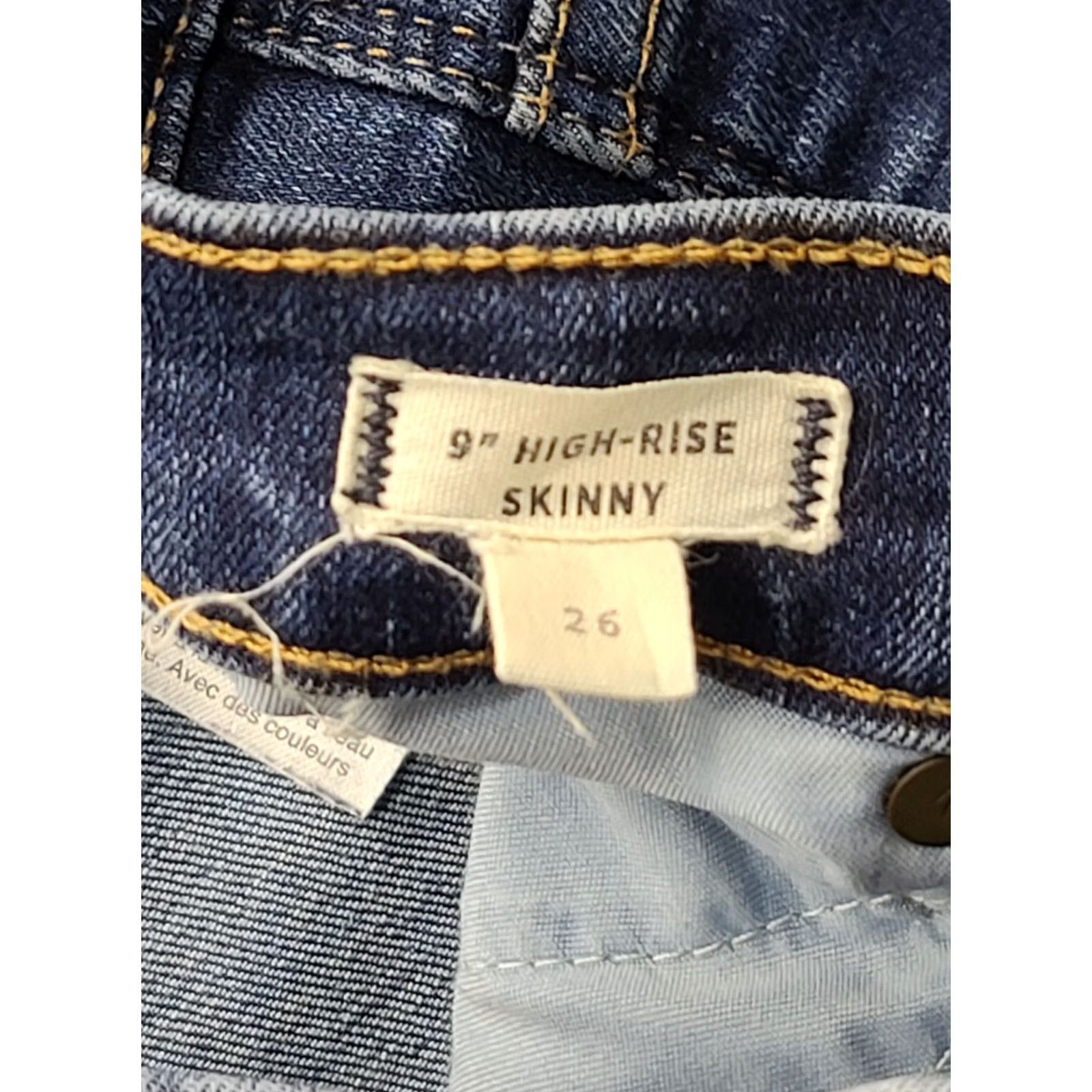 Madewell Madewell High Rise Skinny Jeans Womens 28x28 Medium Wash Button Fly Stretch Denim 5-Pocket City Bohemian Slim Modern Wear Mens Women Girls N/A Size 28" / US 6 / IT 42 - 3 Thumbnail