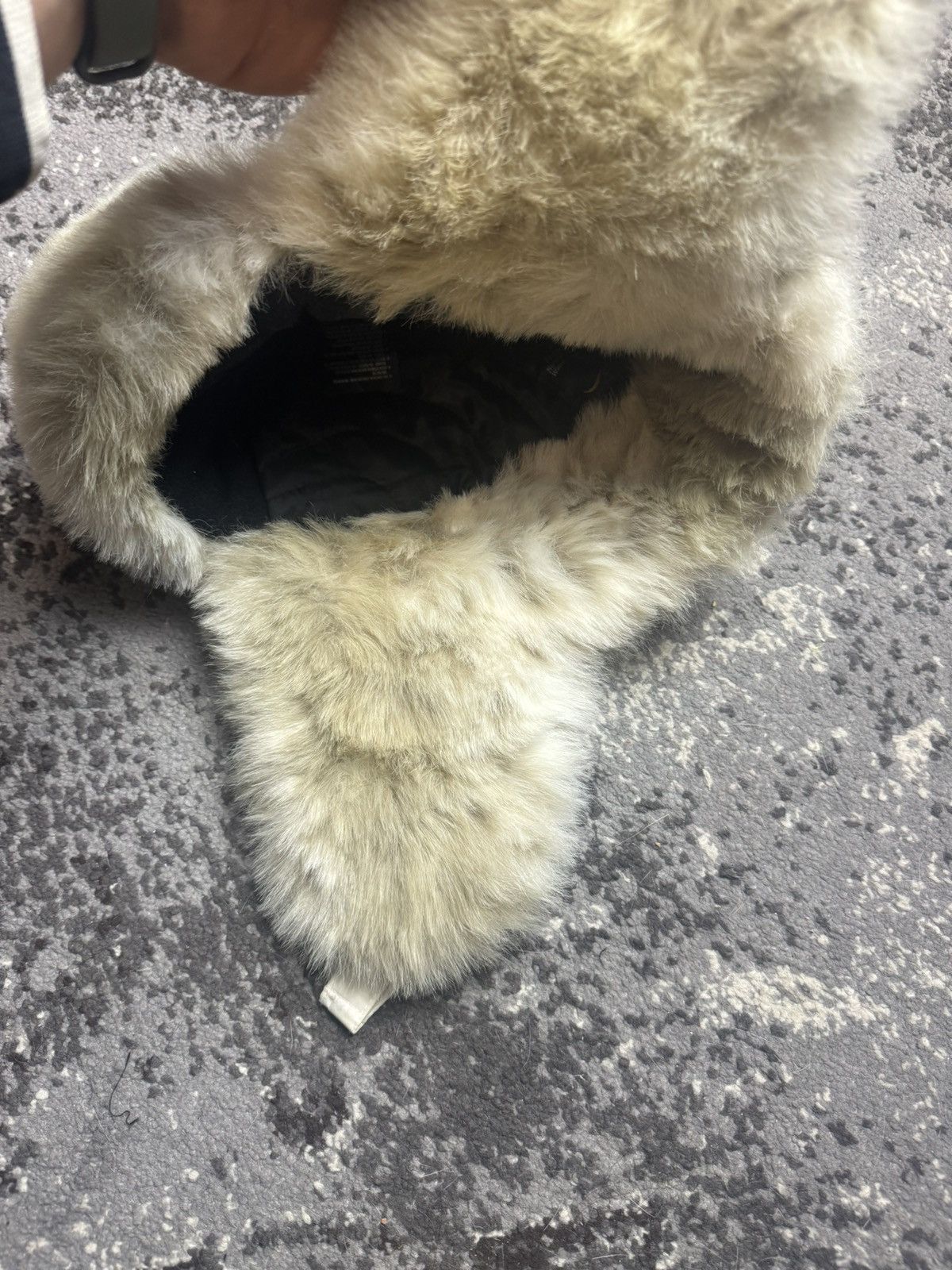 If Six Was Nine × Vintage Vintage Y2K Fuzzy Fur Opium Ushanka Avantgarde Hat Size ONE SIZE - 8 Thumbnail