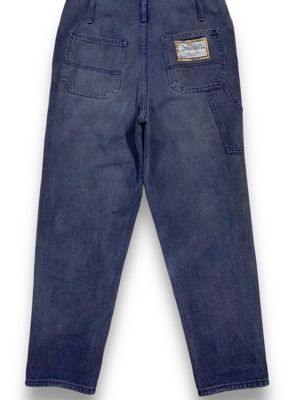 Warehouse Vintage Japanese Brand Limited Edition Faded Denim Overalls Size 31" - 14 Thumbnail
