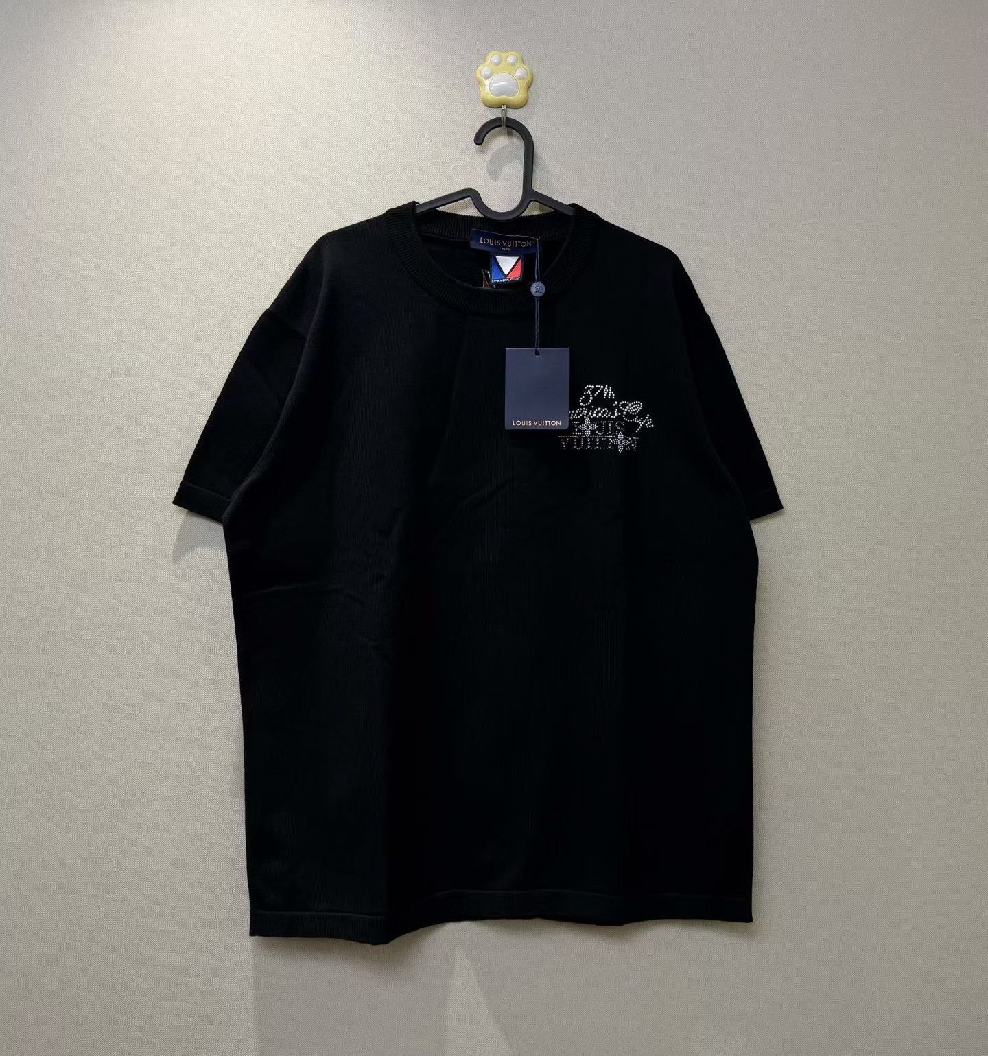 Louis Vuitton Louis Vuitton LV x America's Cup Rhinestone Logo Tee Size US L / EU 52-54 / 3 - 1 Thumbnail